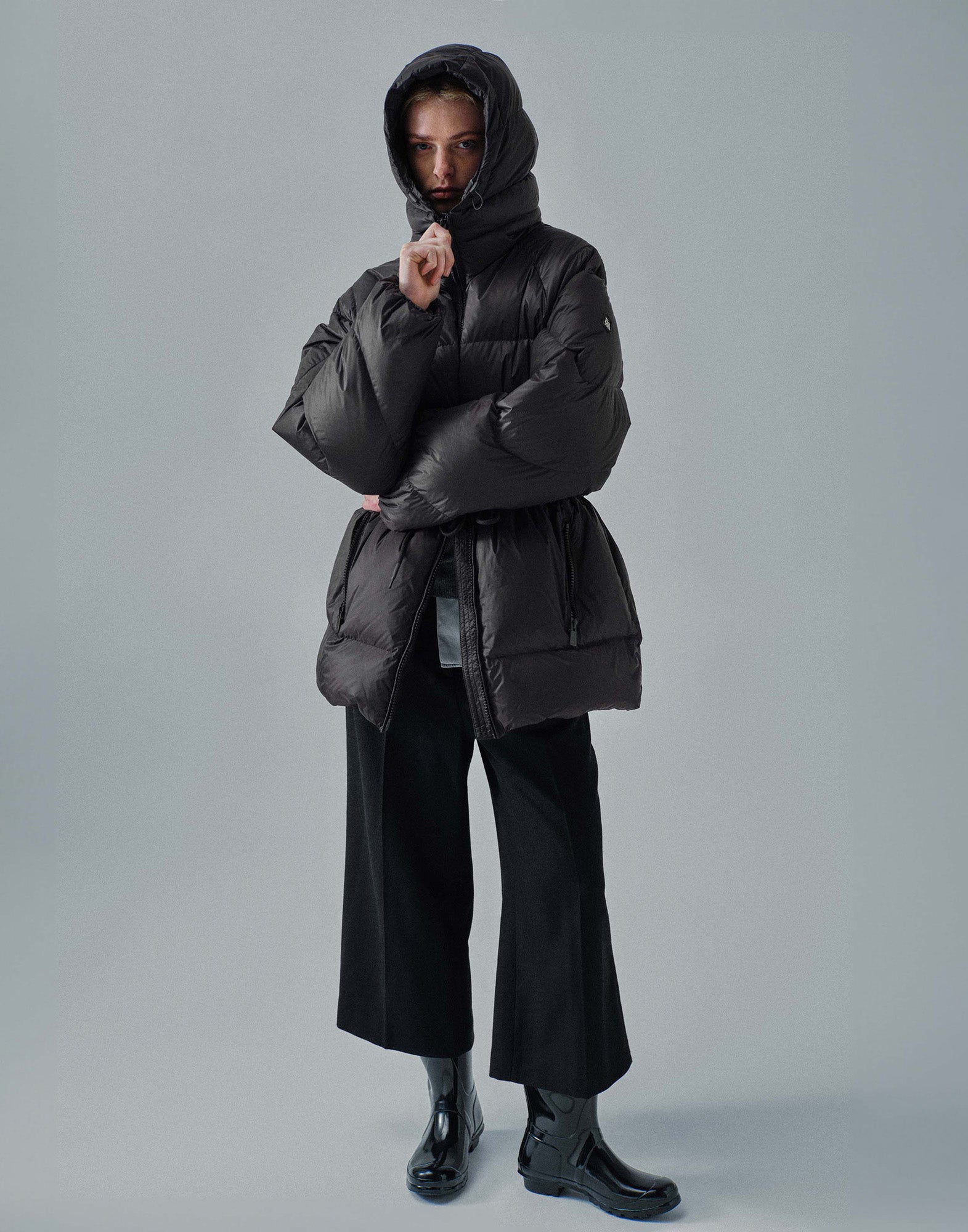 BACON Piumino Owl Coat FCS Black