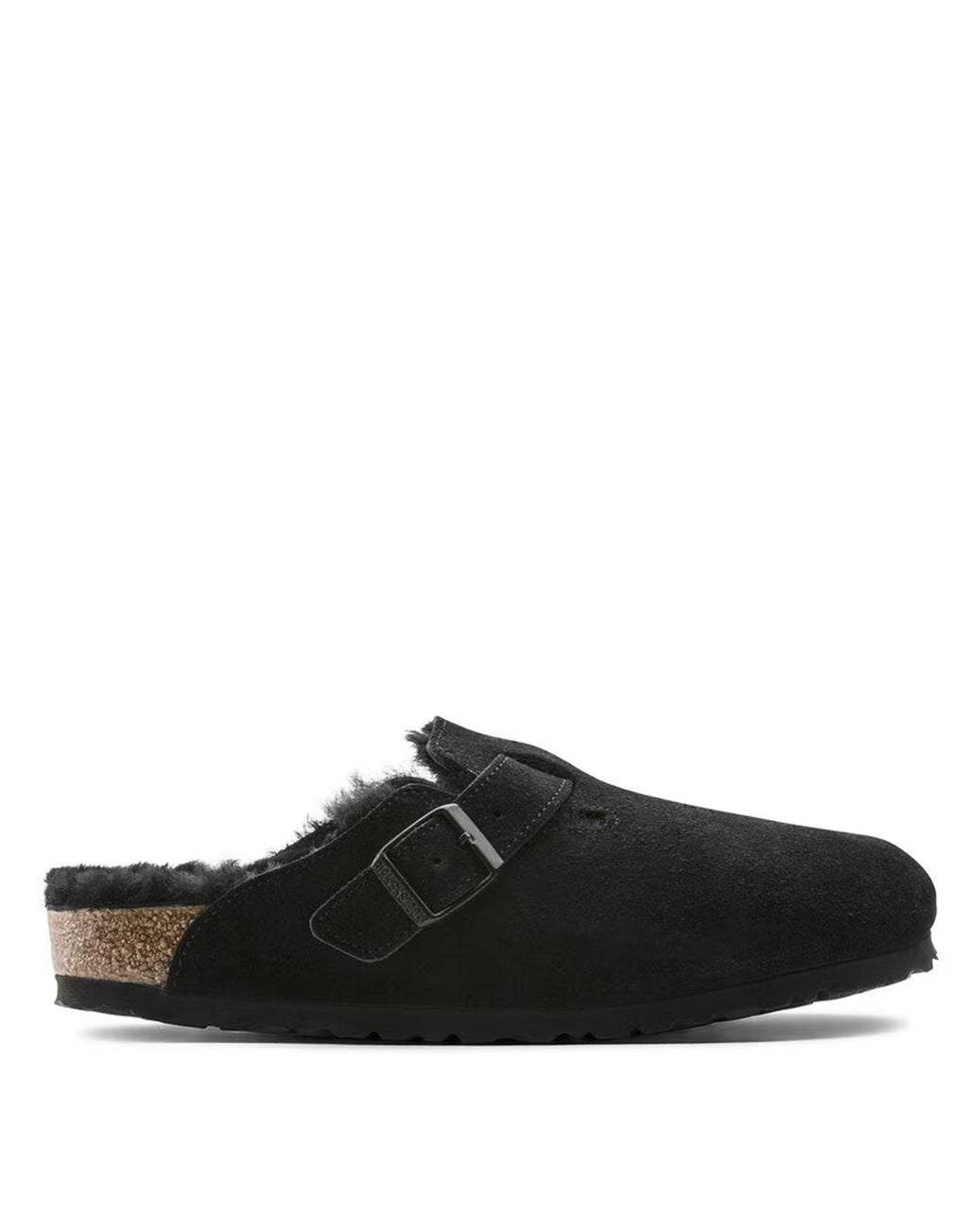 BIRKENSTOCK Boston Shearling Scamosciato Black