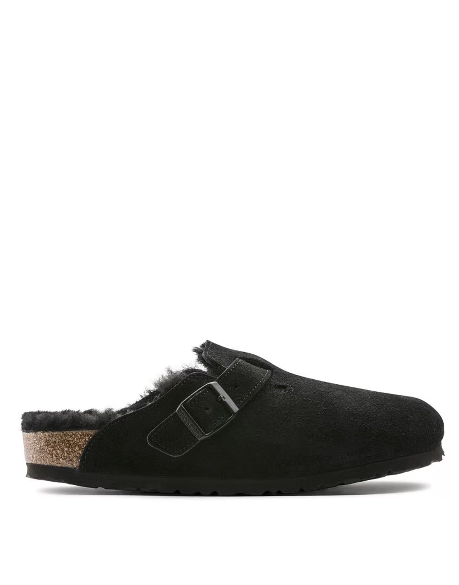 BIRKENSTOCK Boston Shearling Scamosciato Black