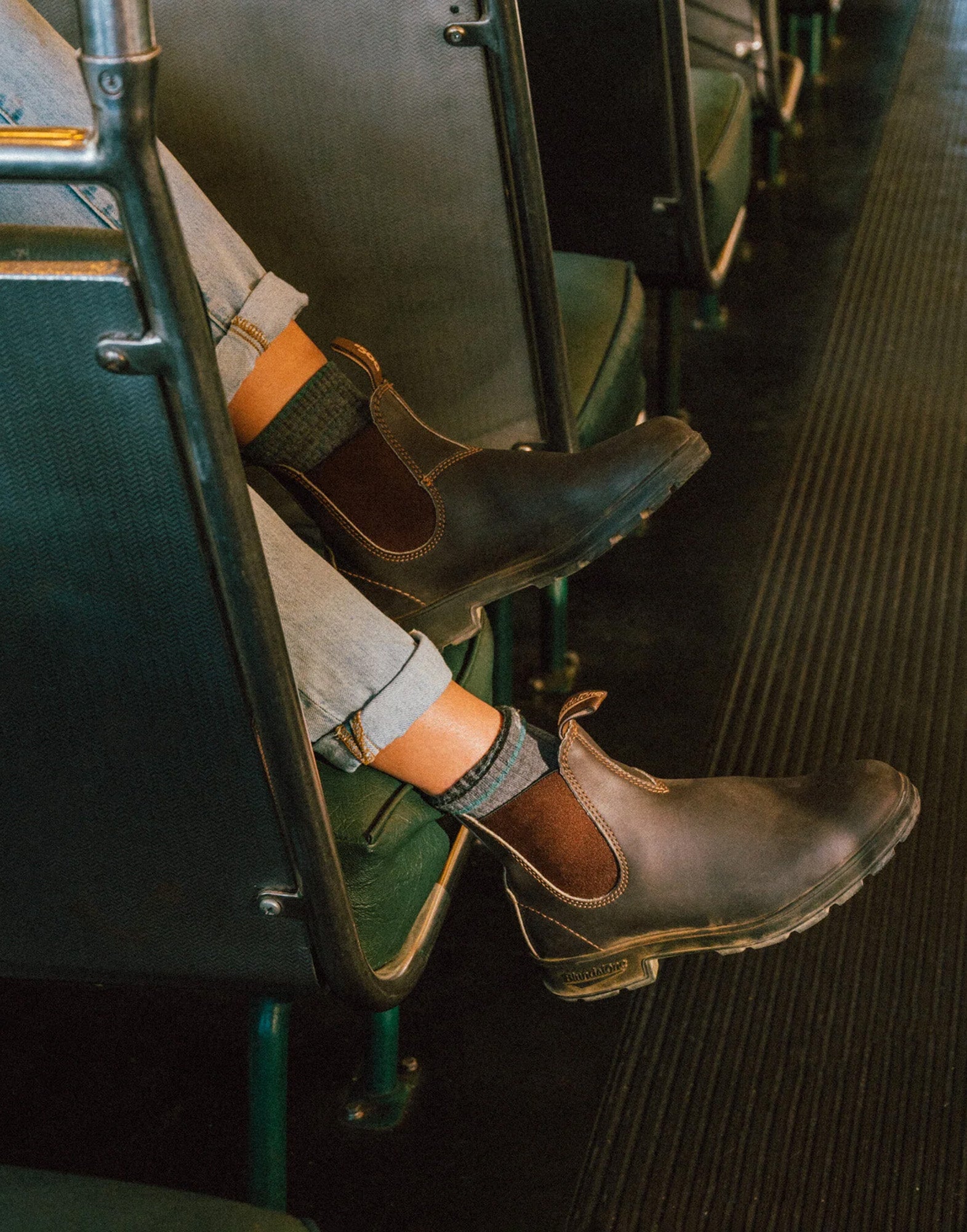 BLUNDSTONE 500 Originals Chelsea Boots Stout Brown