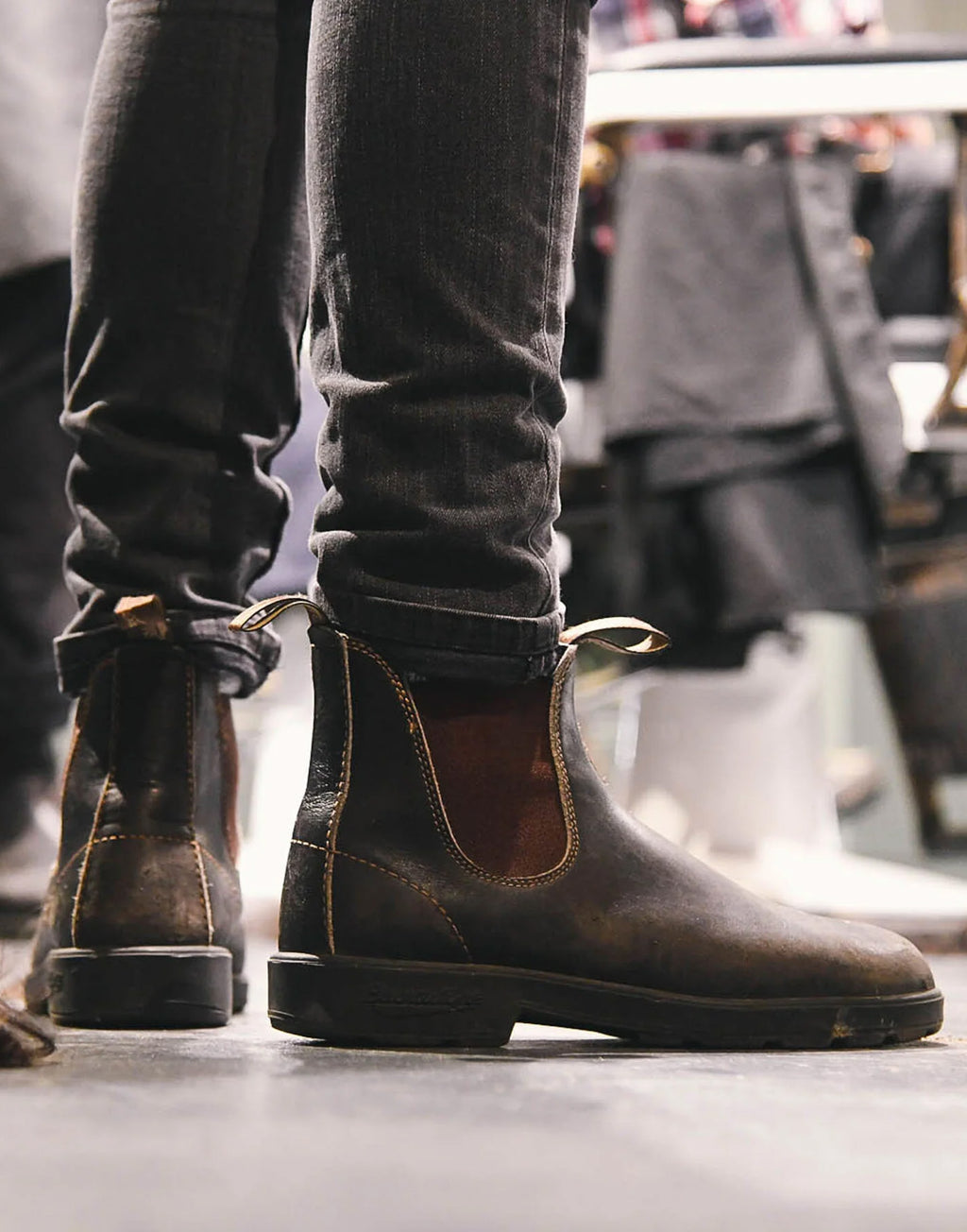 BLUNDSTONE 500 Originals Chelsea Boots Stout Brown