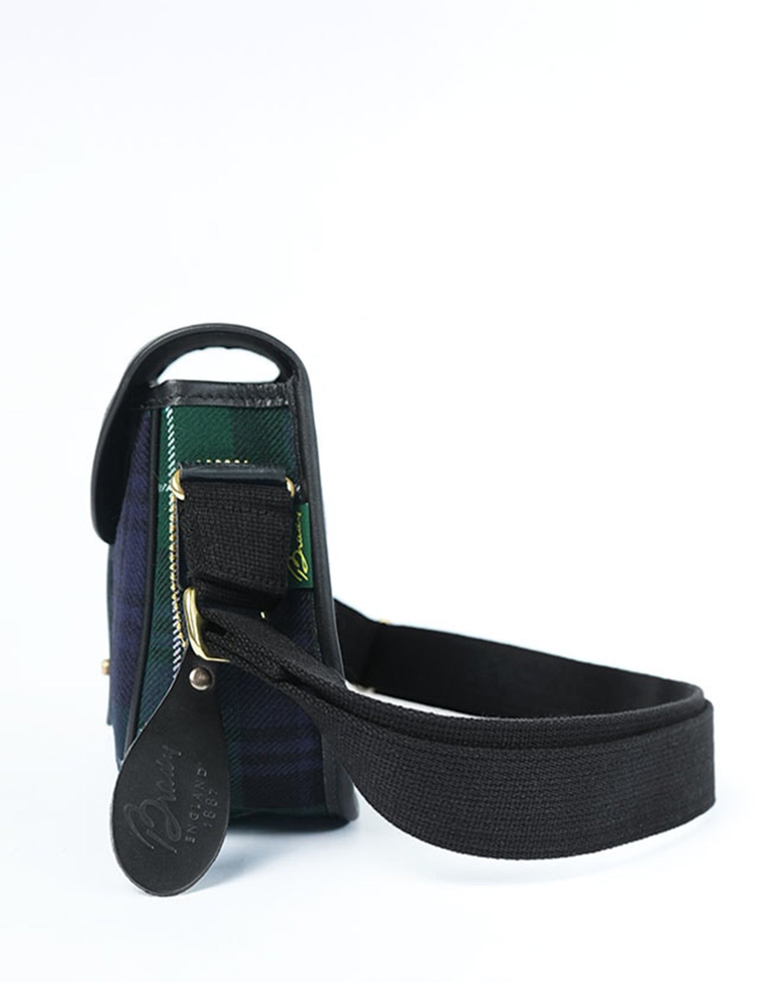 BRADY Borsa Colne Lochcarron in Lana Scozzese Green Tartan