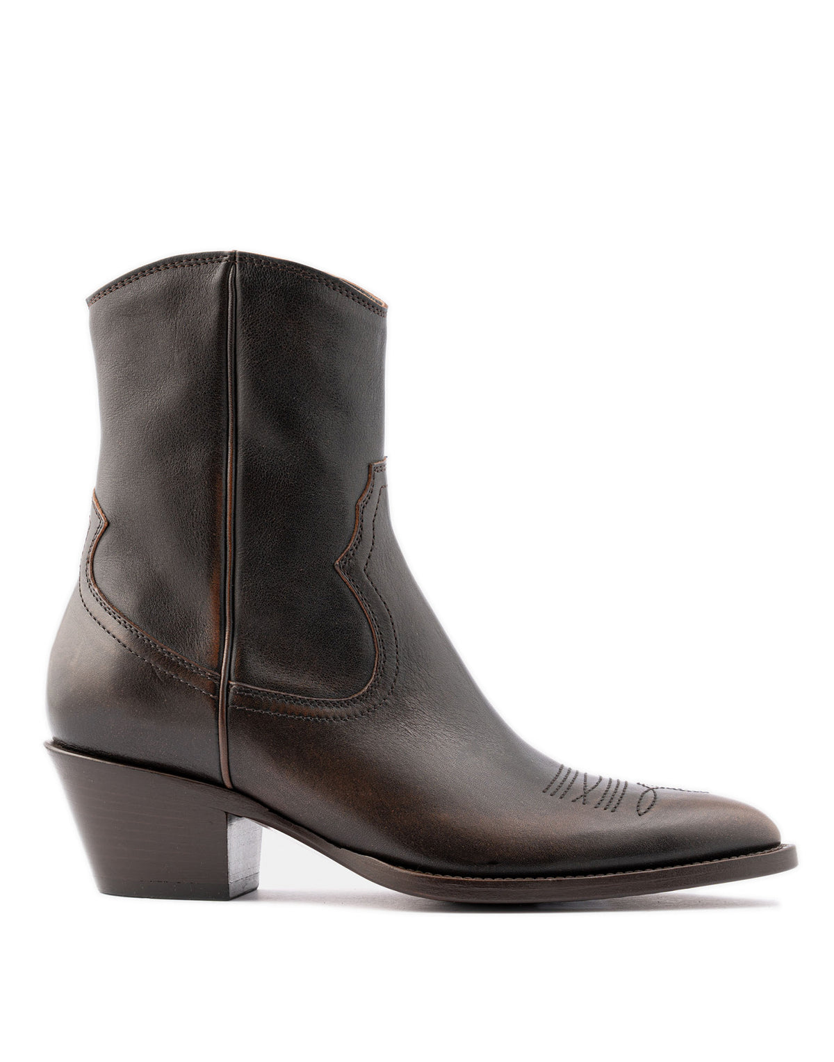 BUTTERO Stivali Annie in Pelle Noce/Testa di Moro