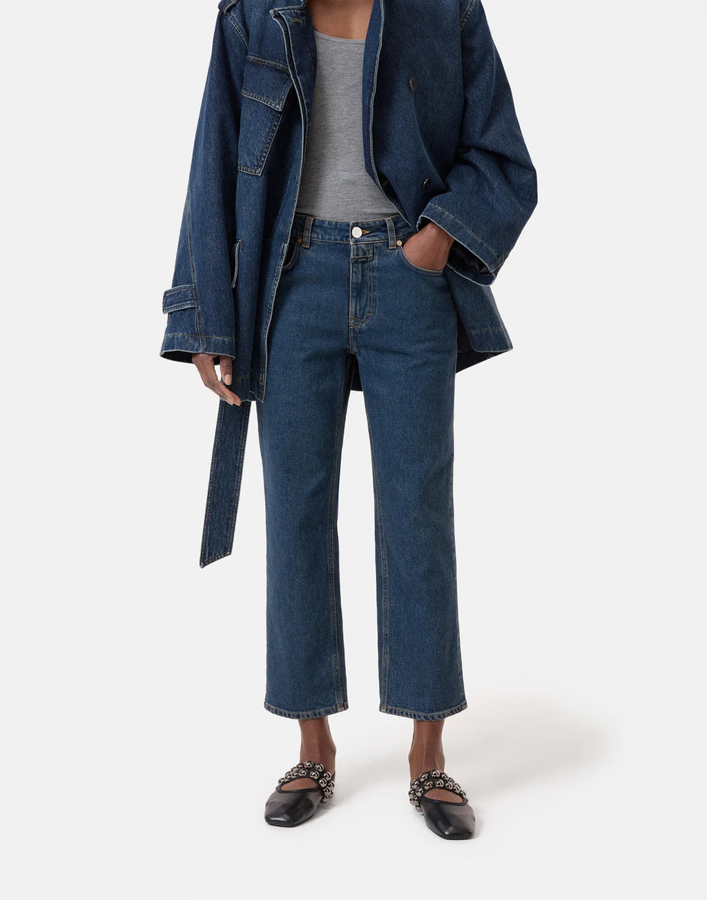 CLOSED Straight Jeans Milo in Denim Blu Indigo