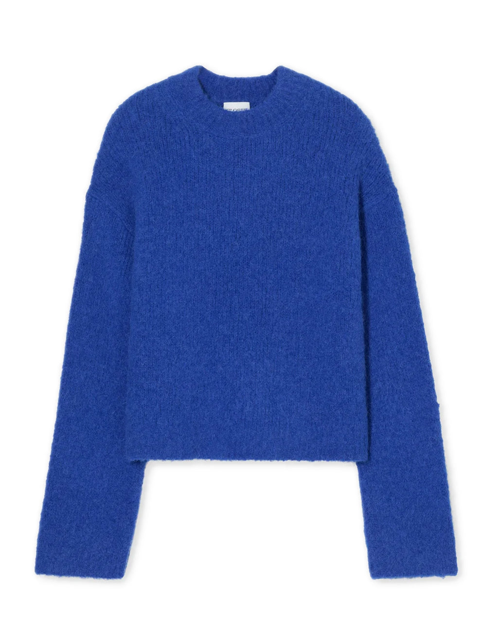 CLOSED Maglione Girocollo in Misto Alpaca Galaxy Blue