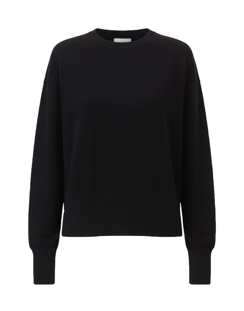 CLOSED Maglione Girocollo in Puro Cashmere Nero