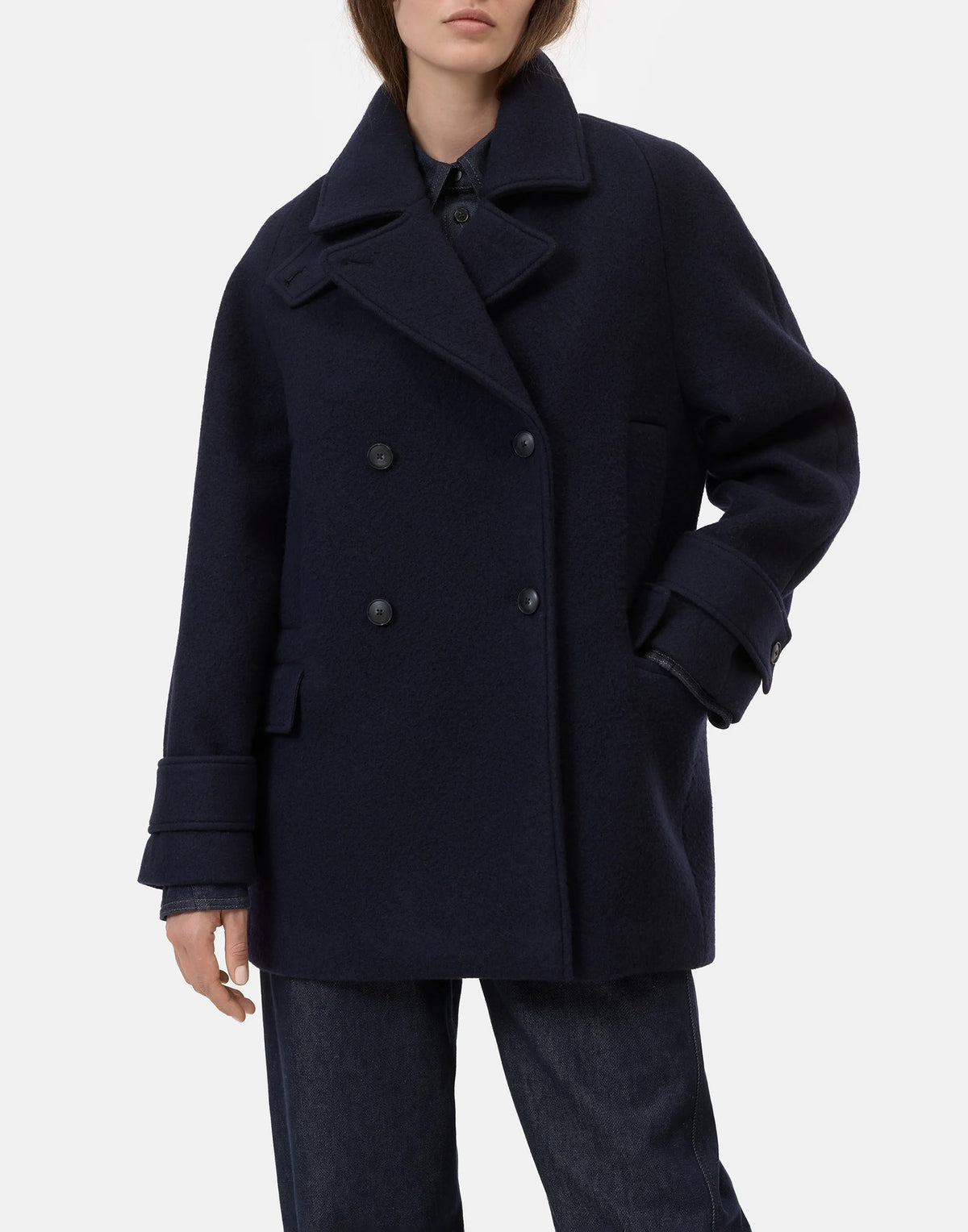 CLOSED Caban in Lana Dark Night