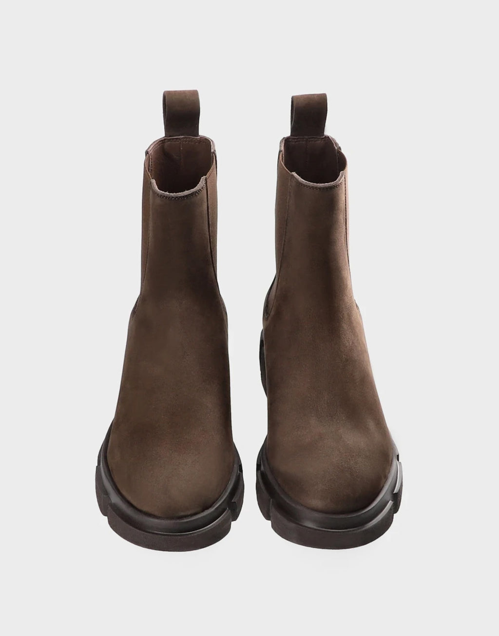COPENHAGEN Chealsea Boots in Nabuk Chocolate