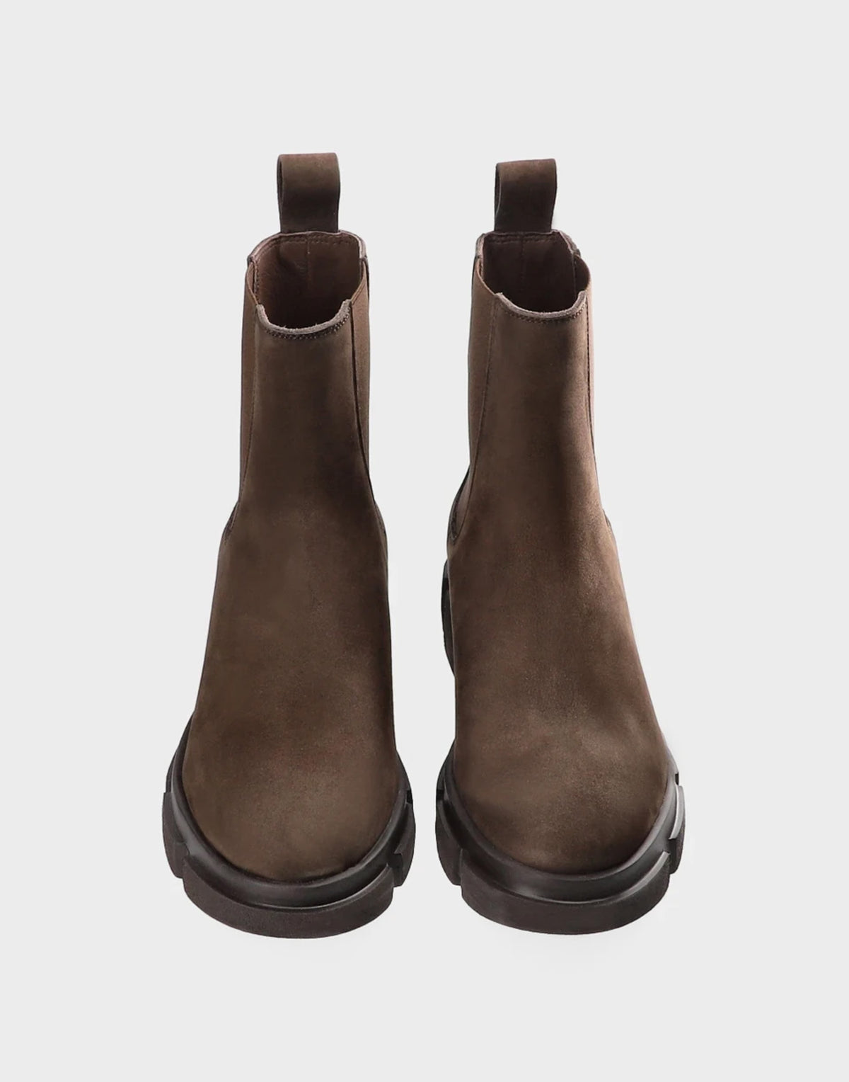 COPENHAGEN Chealsea Boots in Nabuk Chocolate