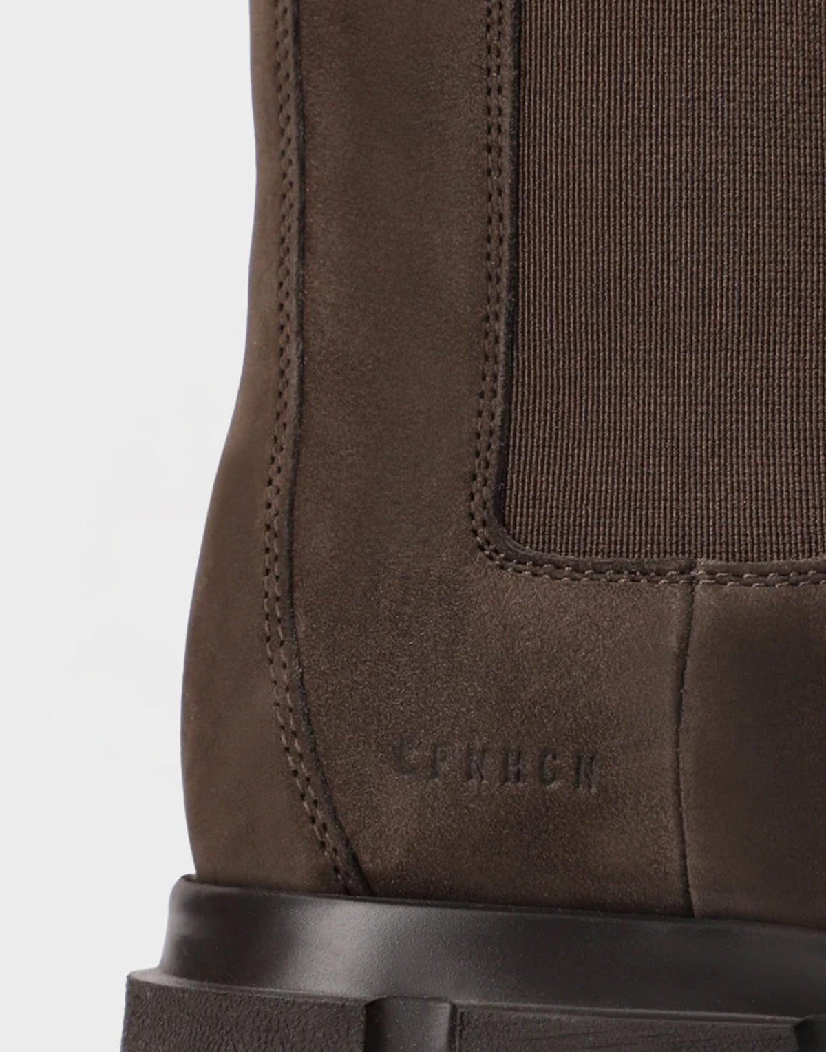 COPENHAGEN Chealsea Boots in Nabuk Chocolate
