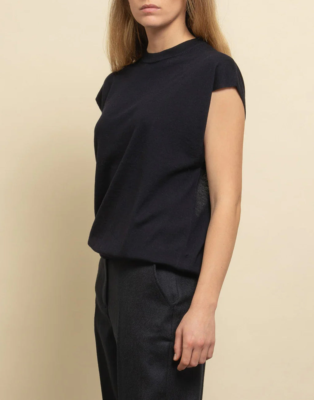 DEPARTMENT FIVE Gilet in Lana Merinos Extrafine con Oblò Navy