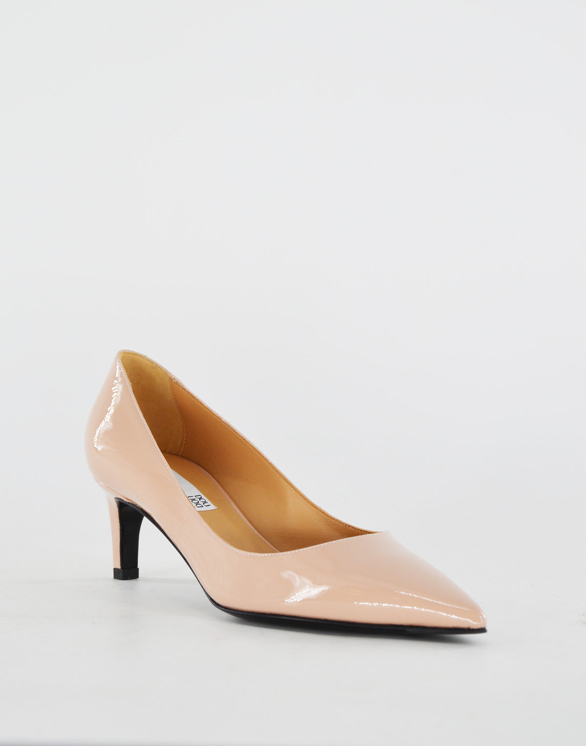 DOUUOD Escarpins vernis à bout pointu Ball Pink