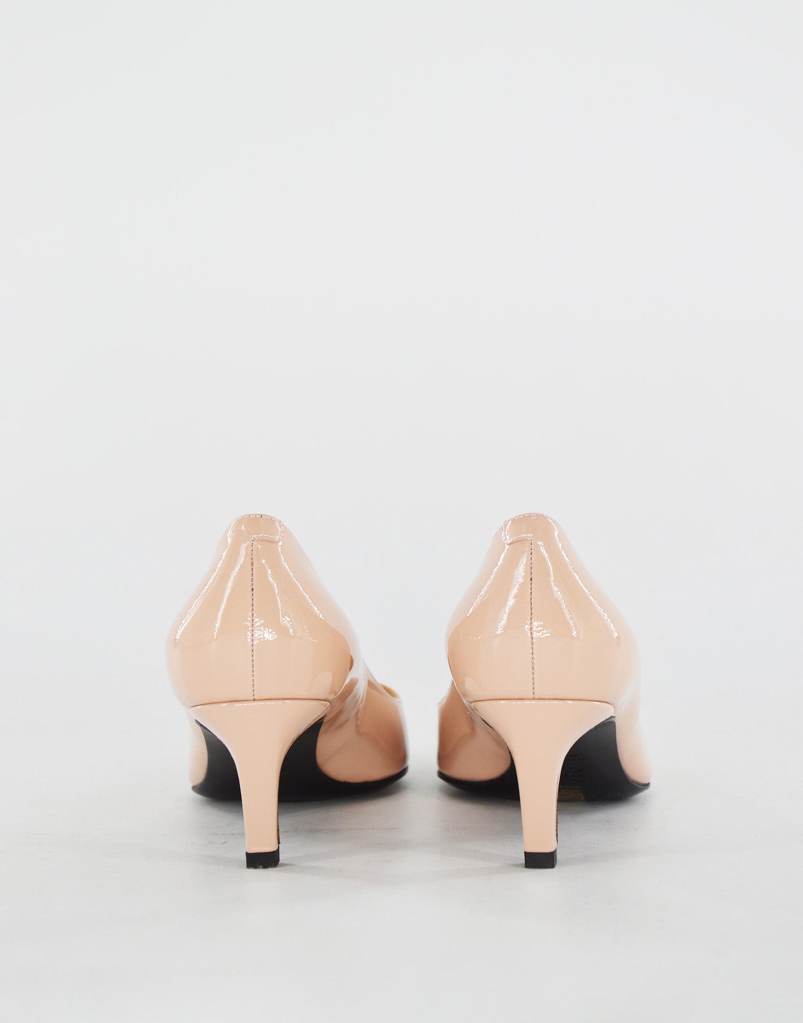 DOUUOD Décolleté in vernice a Punta Ball Pink