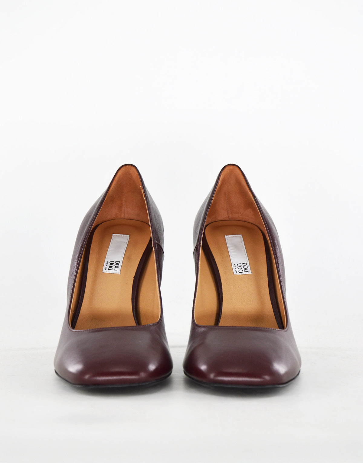 DOUUOD Décolleté in Nappa Bordeaux