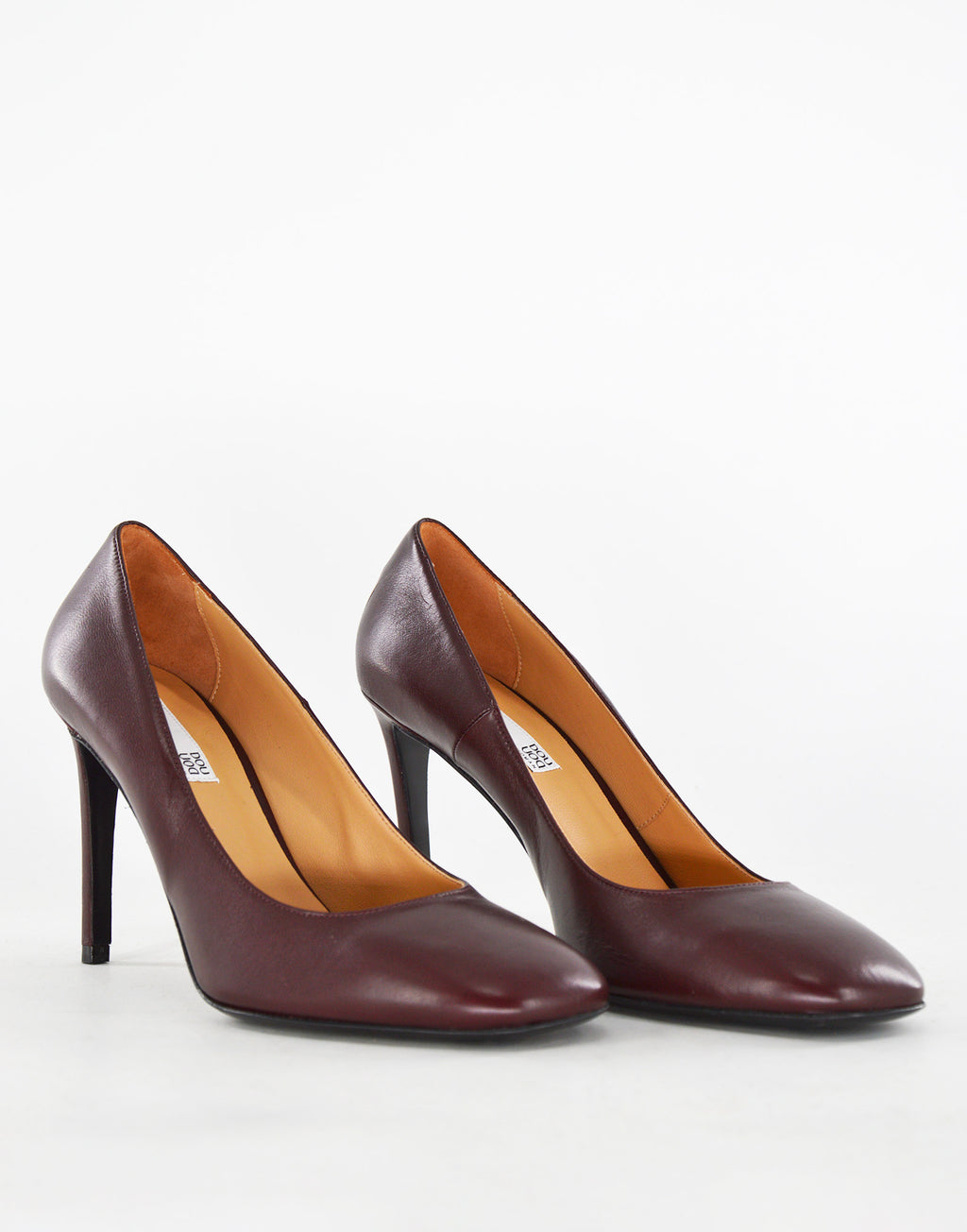 DOUUOD Décolleté in Nappa Bordeaux