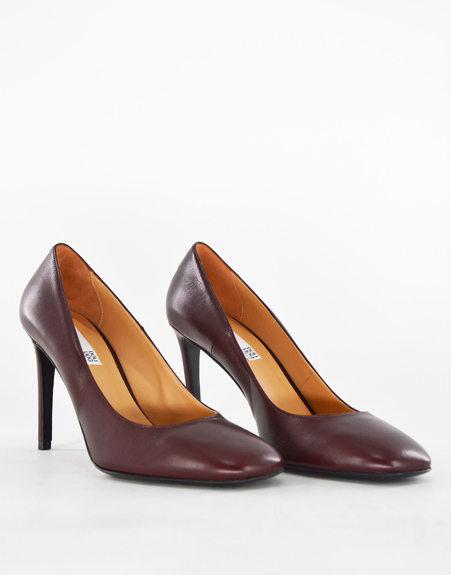 DOUUOD Décolleté in Nappa Bordeaux