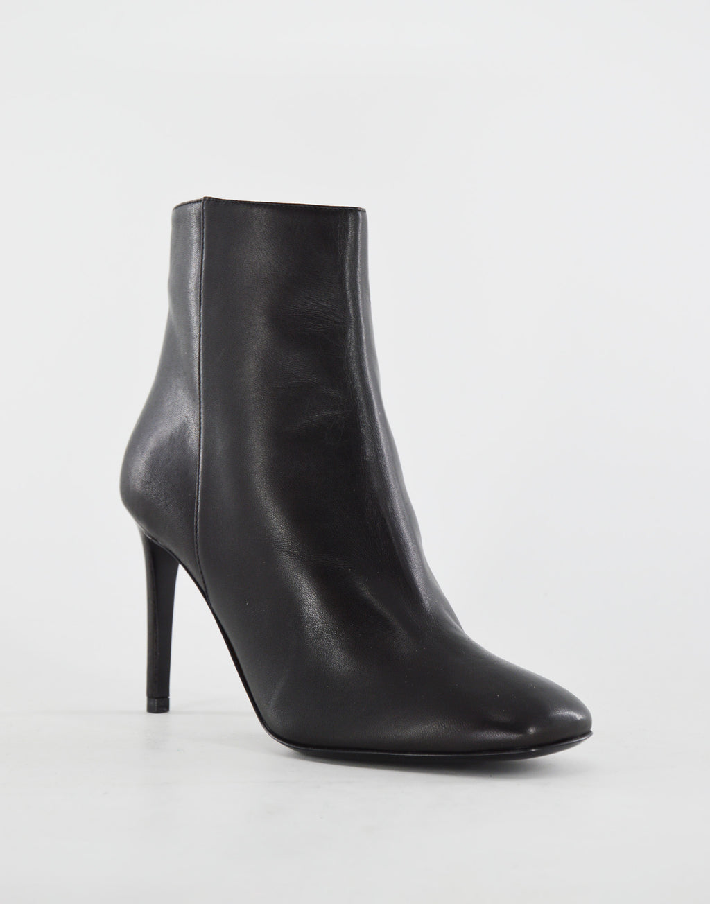 DOUUOD Stivaletti in Nappa con Tacco Nero