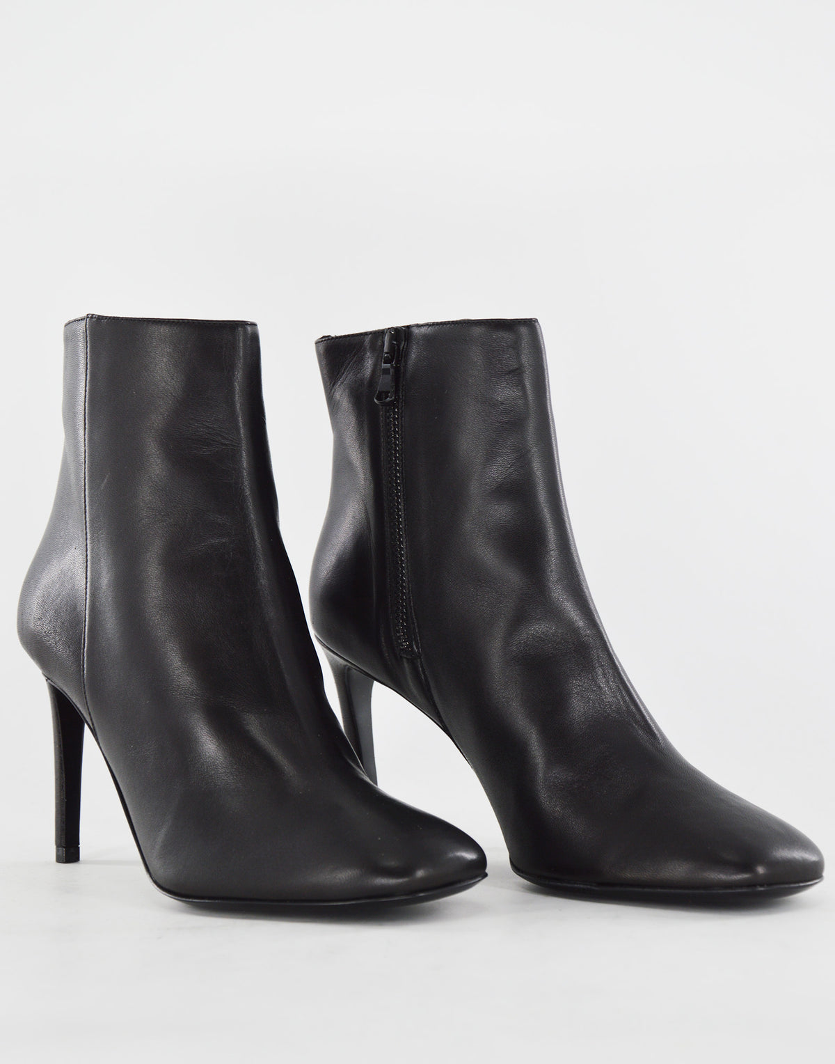 DOUUOD Bottines en nappa à talon noir