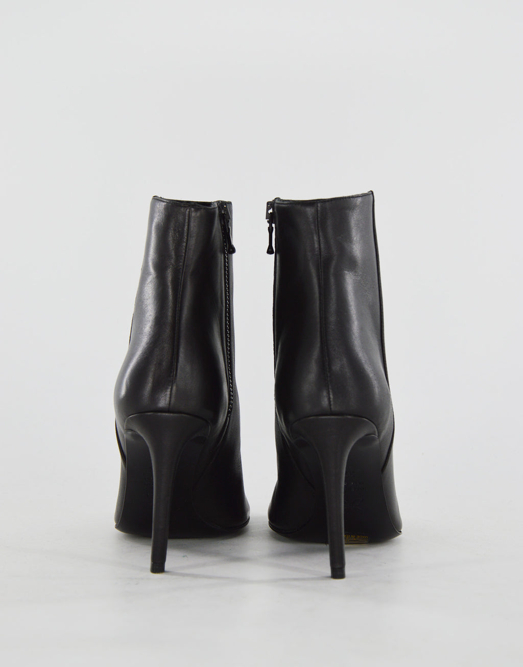 DOUUOD Stivaletti in Nappa con Tacco Nero