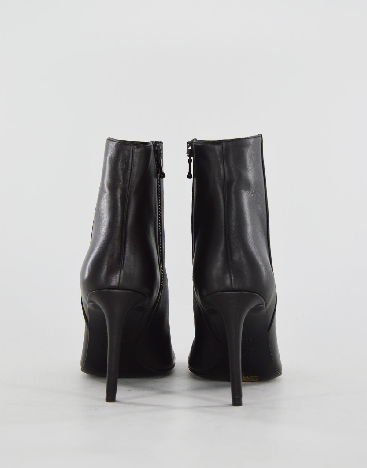 DOUUOD Bottines en nappa à talon noir