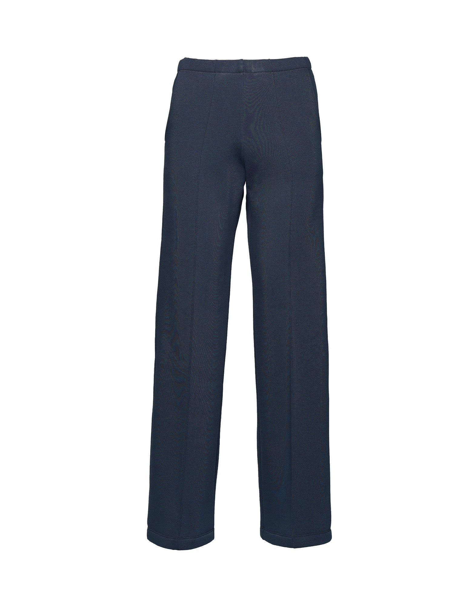 DOUUOD Pantaloni a Gamba Larga in Felpa Soft Blu