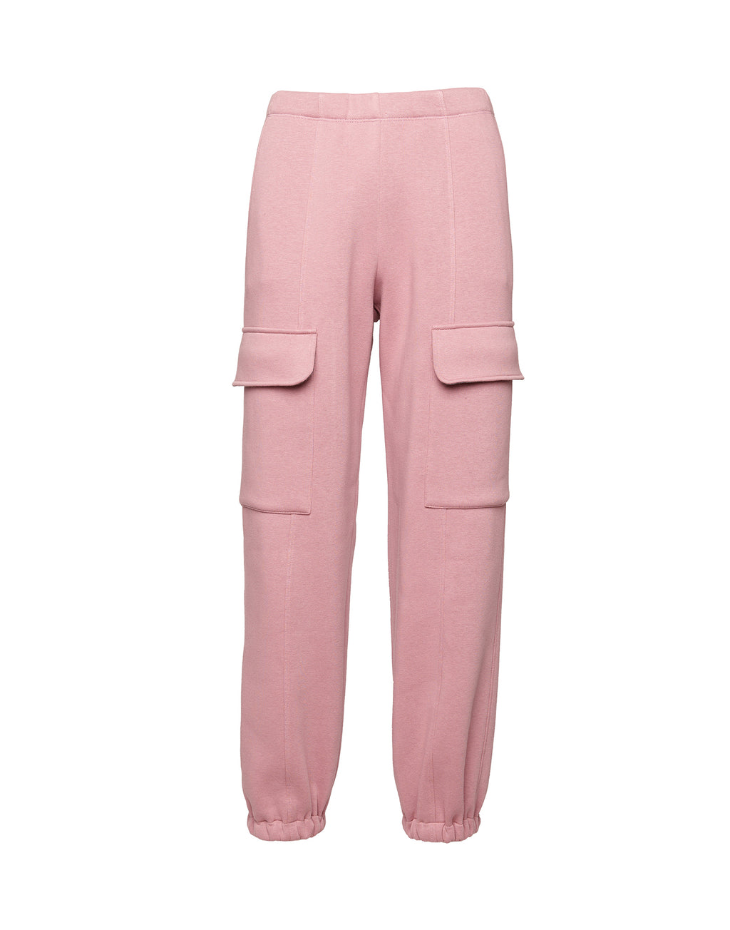 DOUUOD Pantaloni Cargo in Felpa Soft Peonia