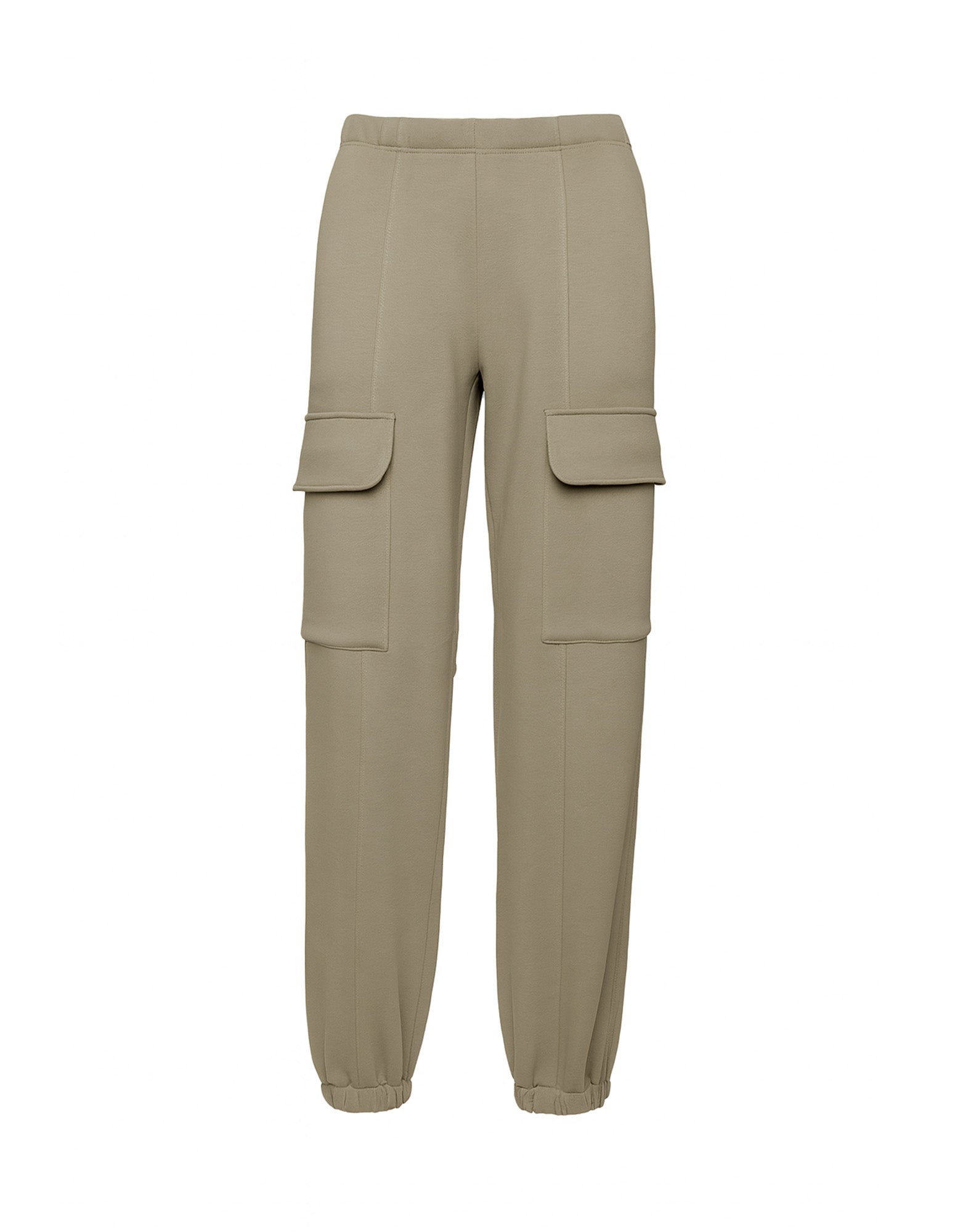 DOUUOD Pantaloni Cargo in Felpa Soft Muschio
