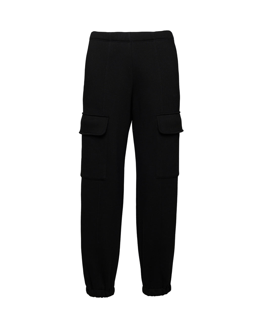 DOUUOD Pantaloni Cargo in Felpa Soft Neri