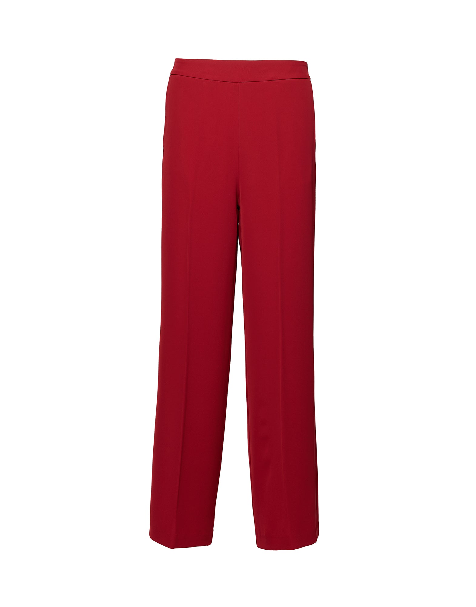 DOUUOD Pantaloni Ampi in Cady Fluido
