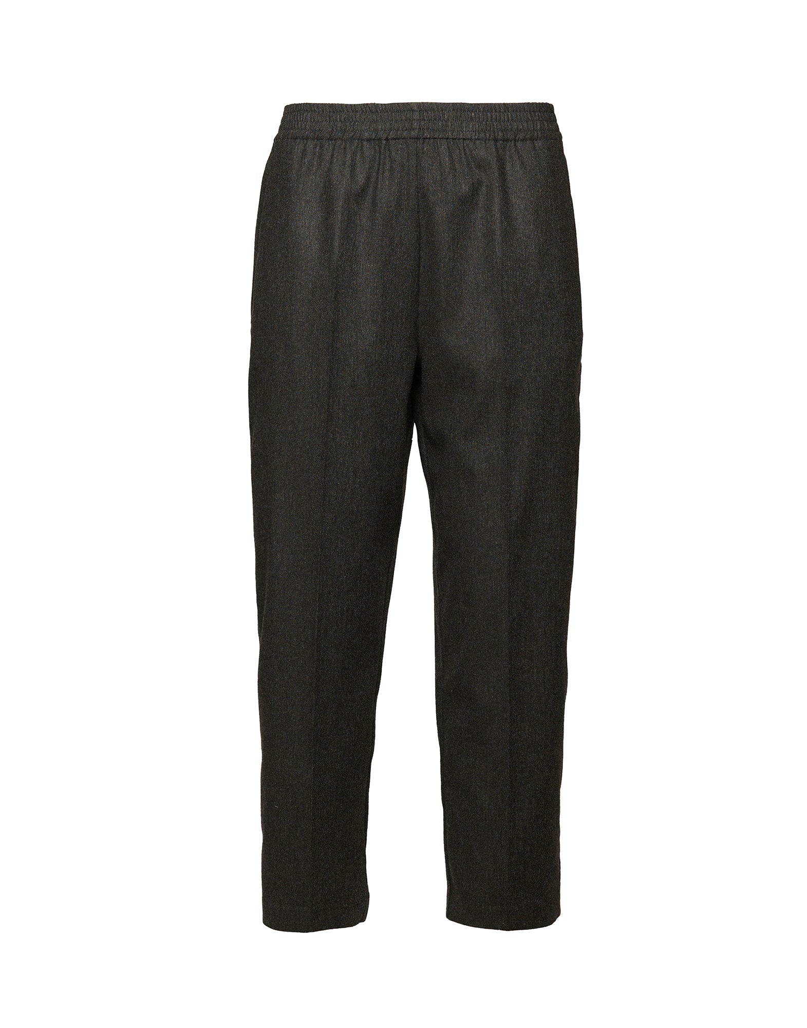 DOUUOD Pantaloni in Flanella Stretch con Vita Elasticizzata Grigio Antracite
