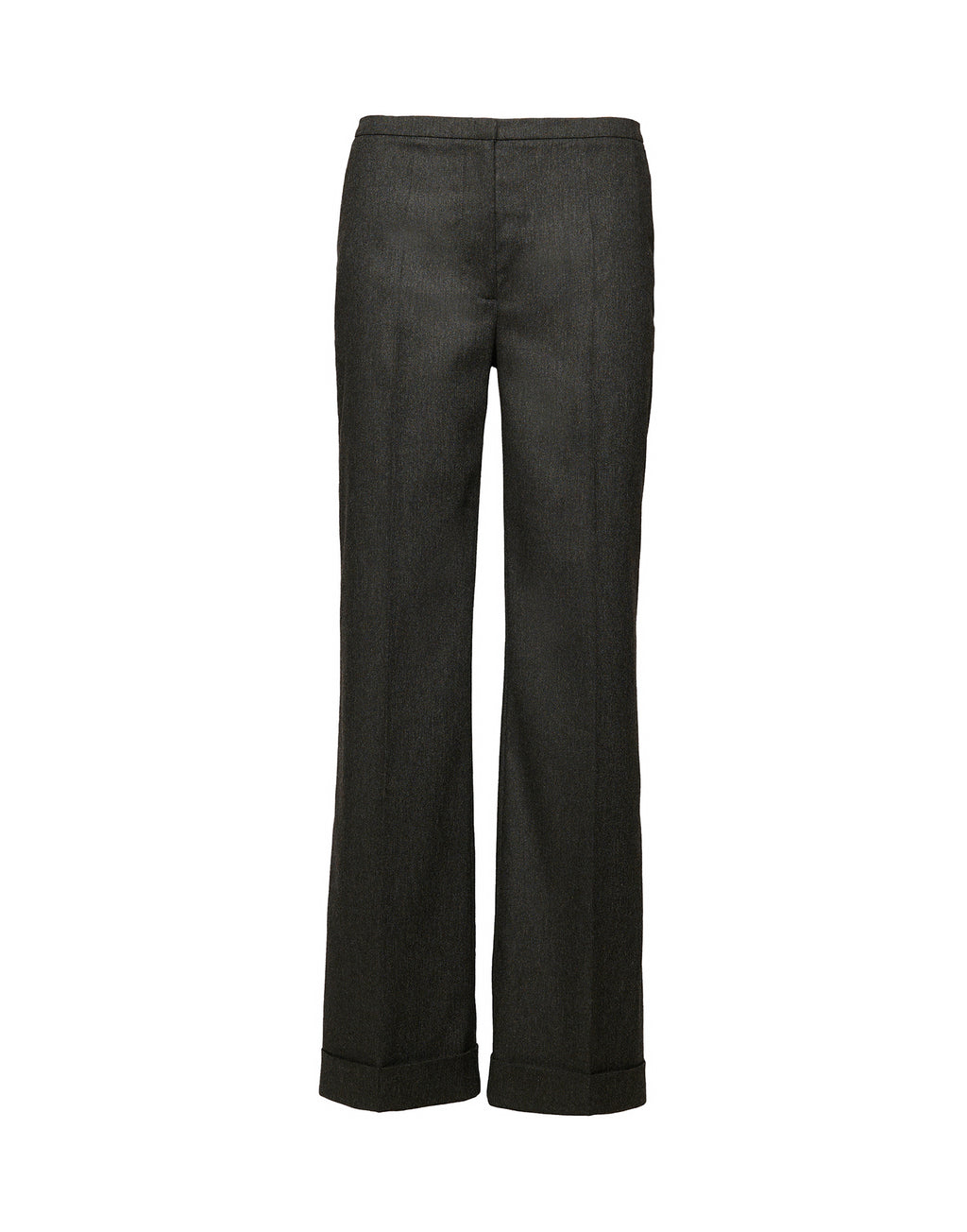 DOUUOD Pantaloni in Flanella Stretch con Gamba Dritta Grigio Antracite