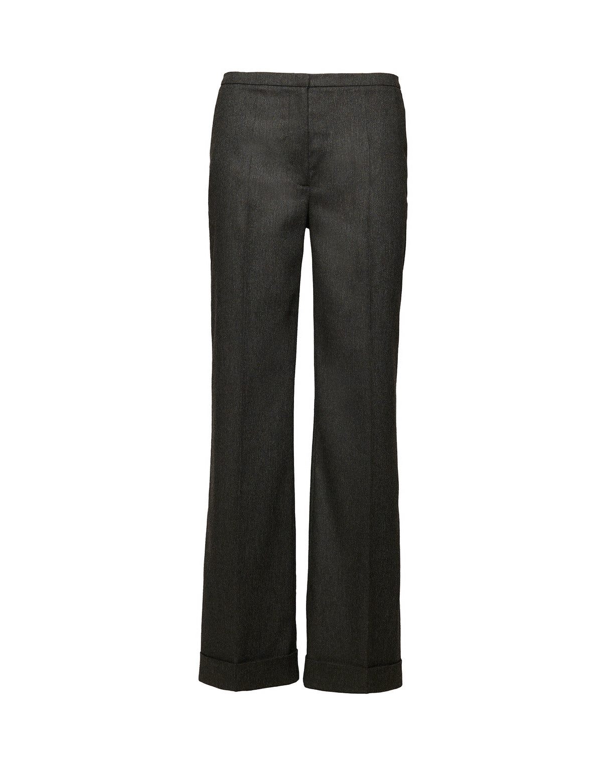 DOUUOD Pantaloni in Flanella Stretch con Gamba Dritta Grigio Antracite