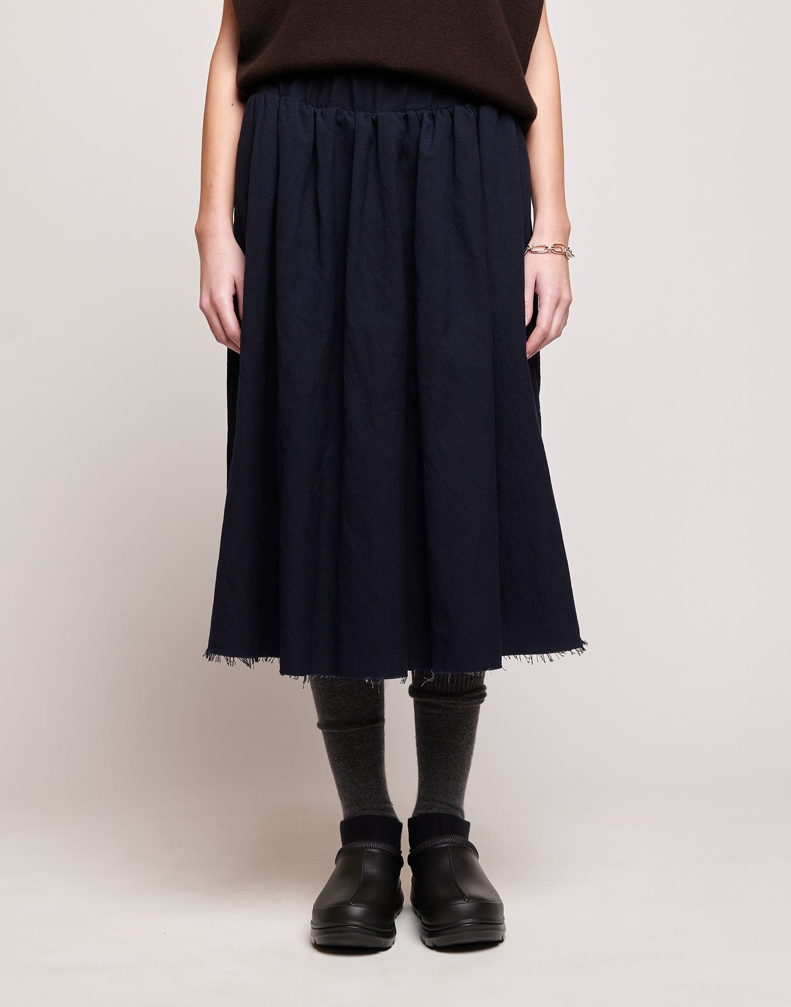 DOUUOD Gonna in Tricotina Crincle Washed