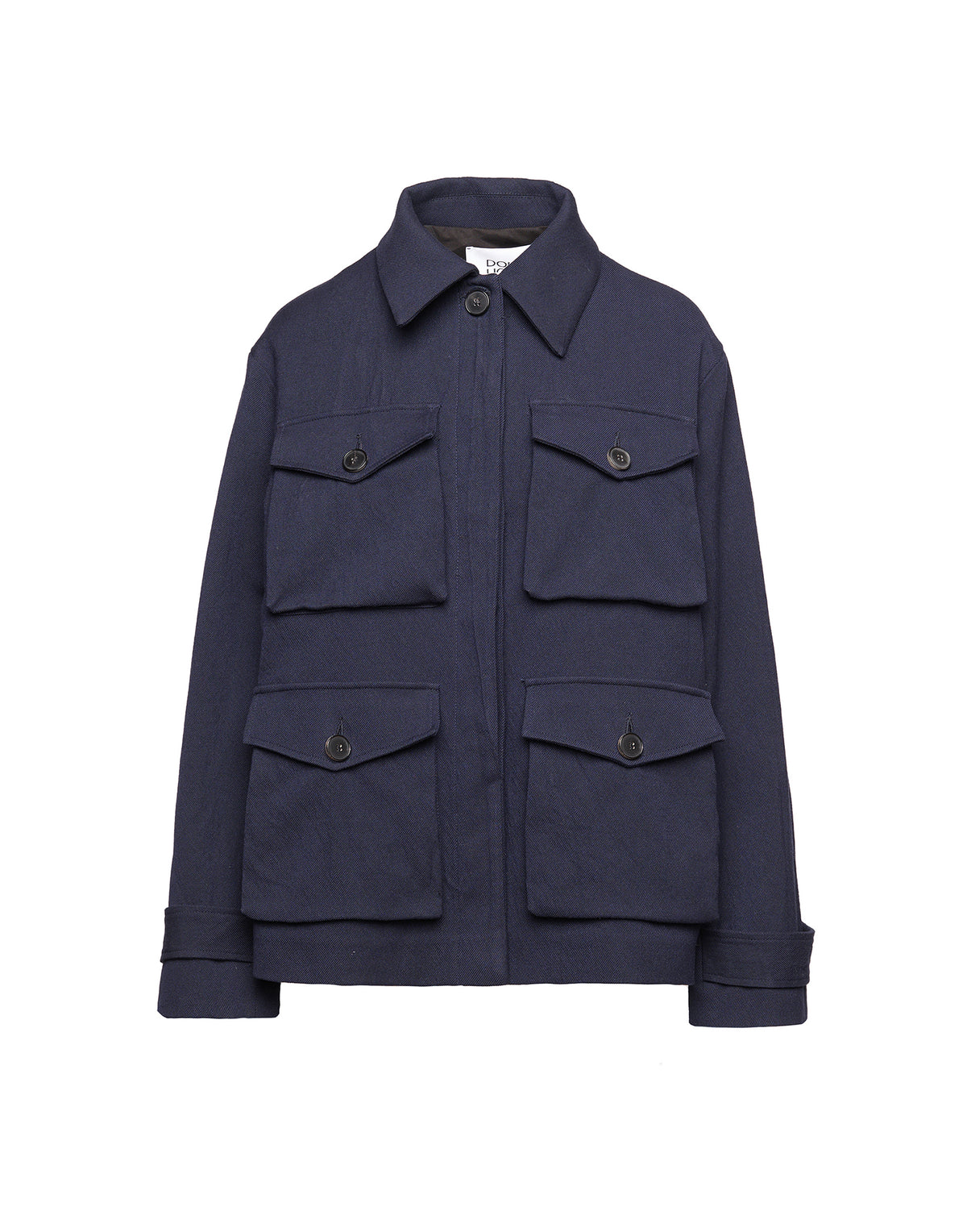 DOUUOD Giacca in Tricotina Crincle Washed