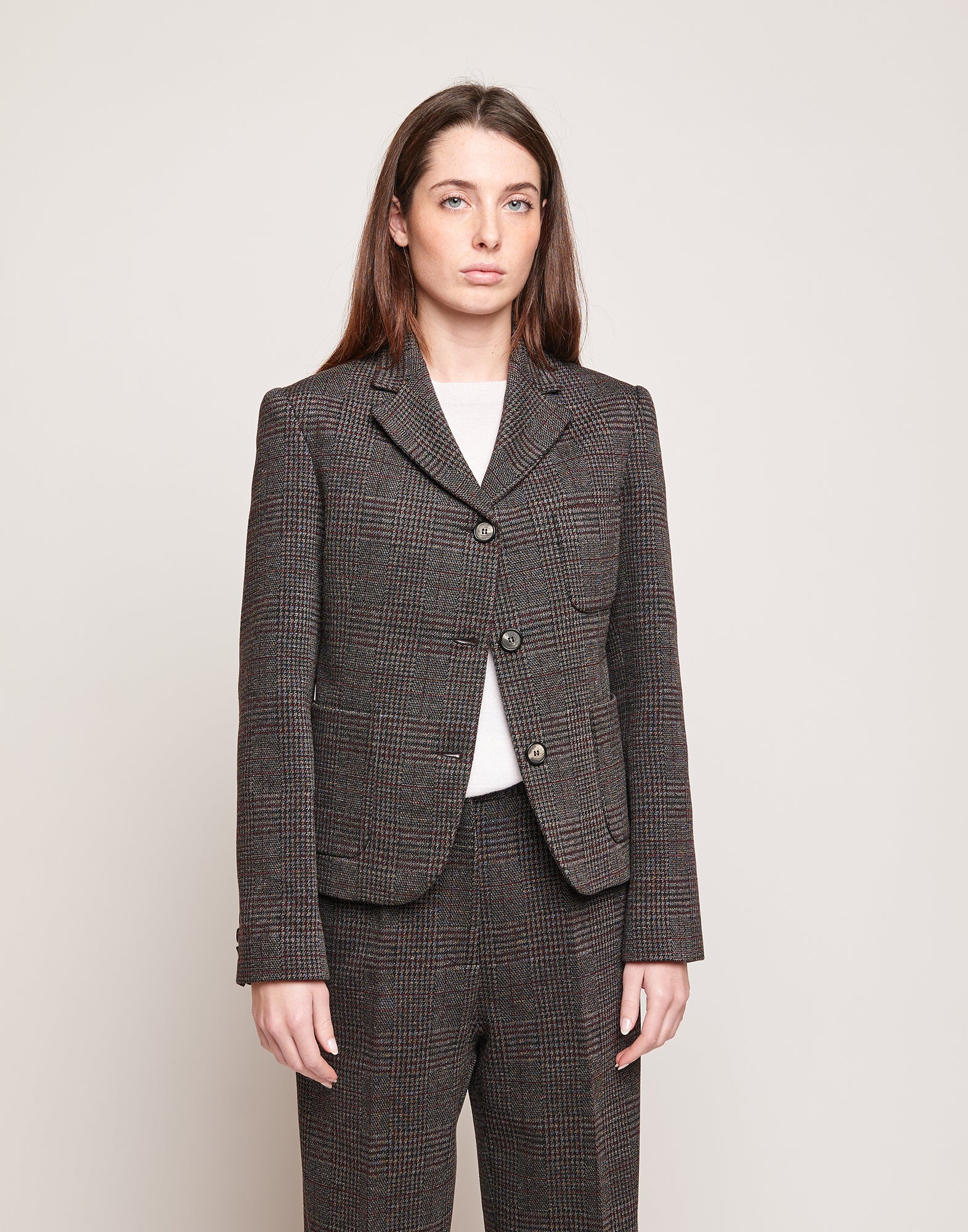 DOUUOD Giacca in Galles Jacquard