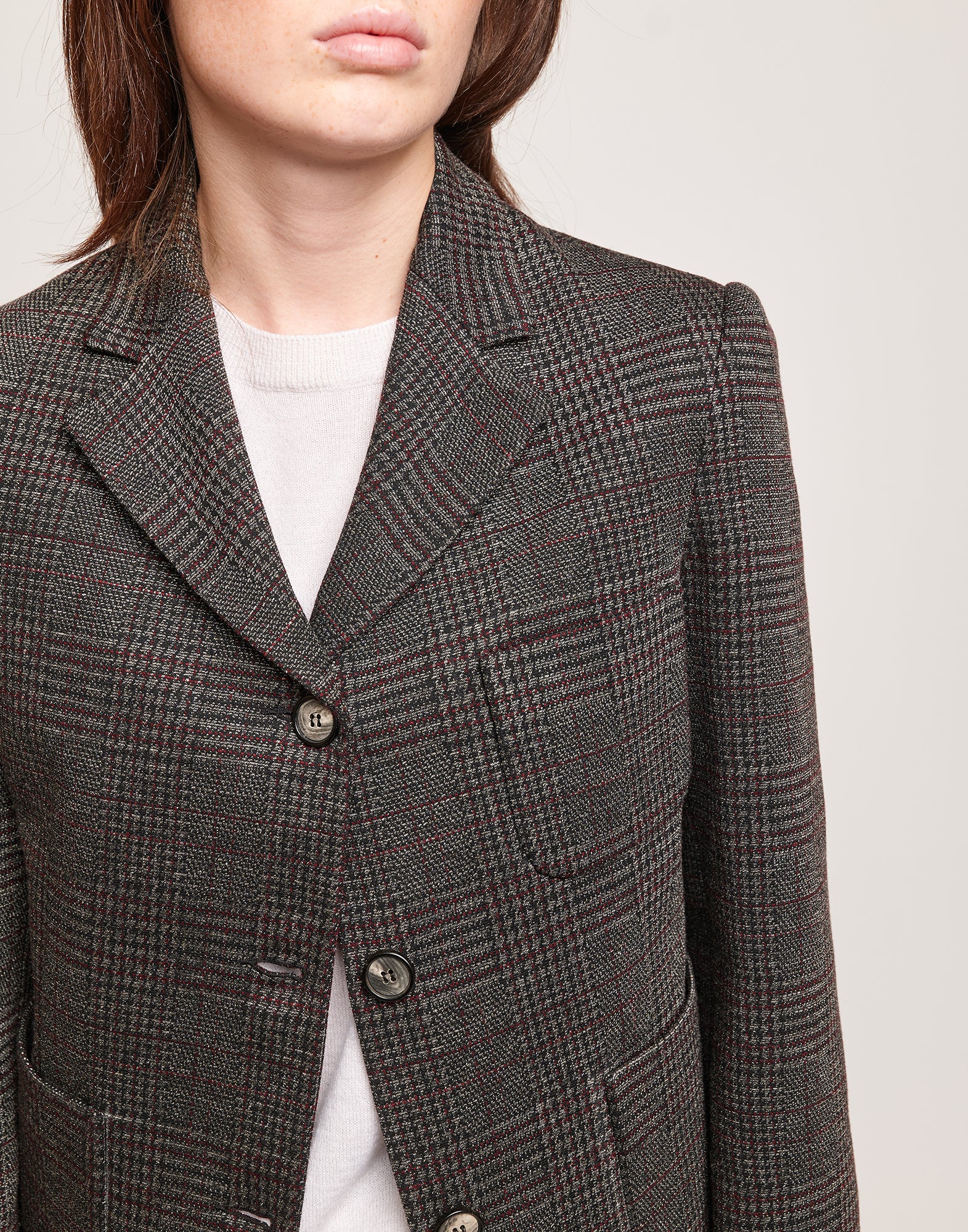 DOUUOD Giacca in Galles Jacquard