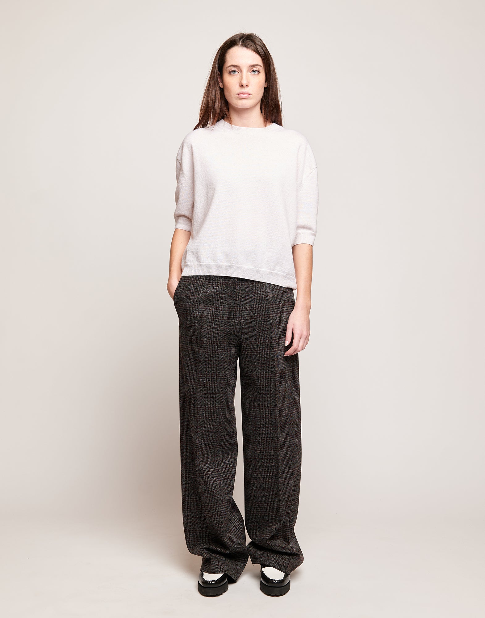 DOUUOD Pantaloni Maschili in Galles Jacquard