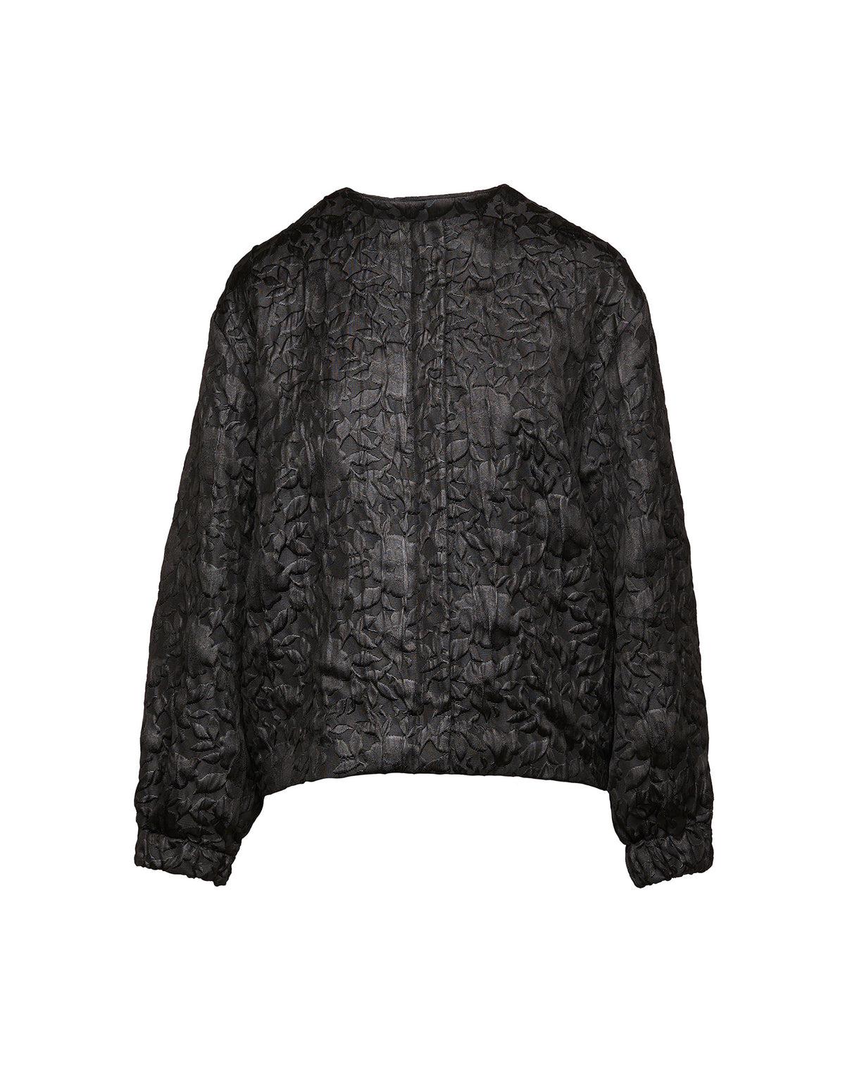 DOUUOD Bomber in Matelassé Floreale Cinzato