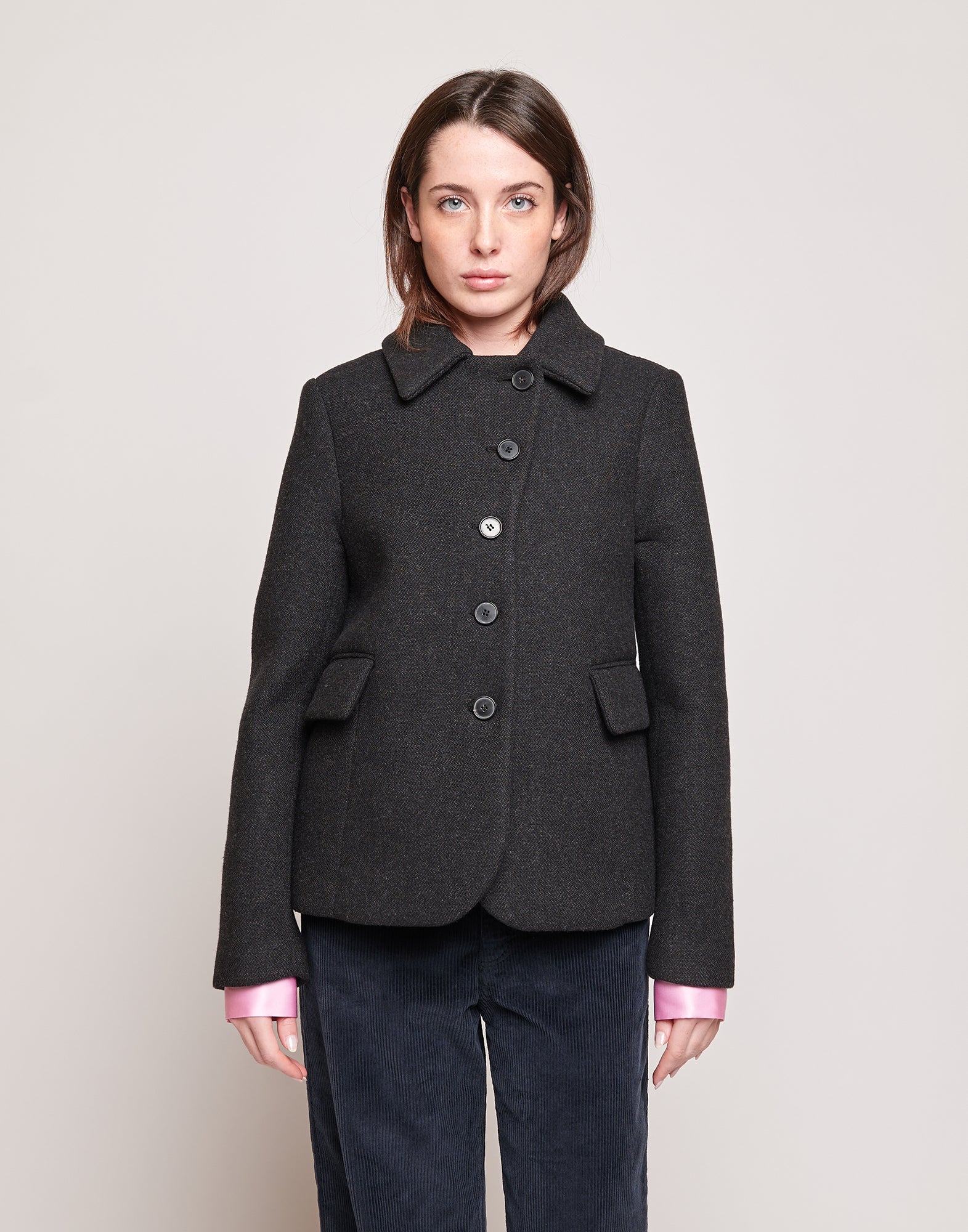 DOUUOD Giacca Pesante in Bonded Tecno Neoprene