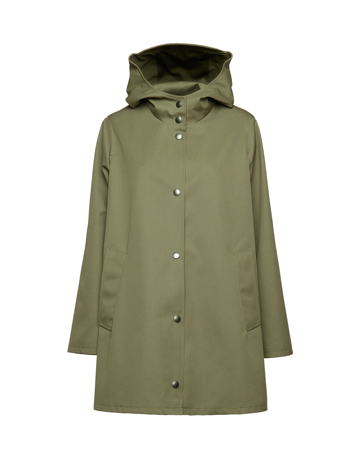 DOUUOD Impermeabile in Tecno Coat Water Repellent Militare
