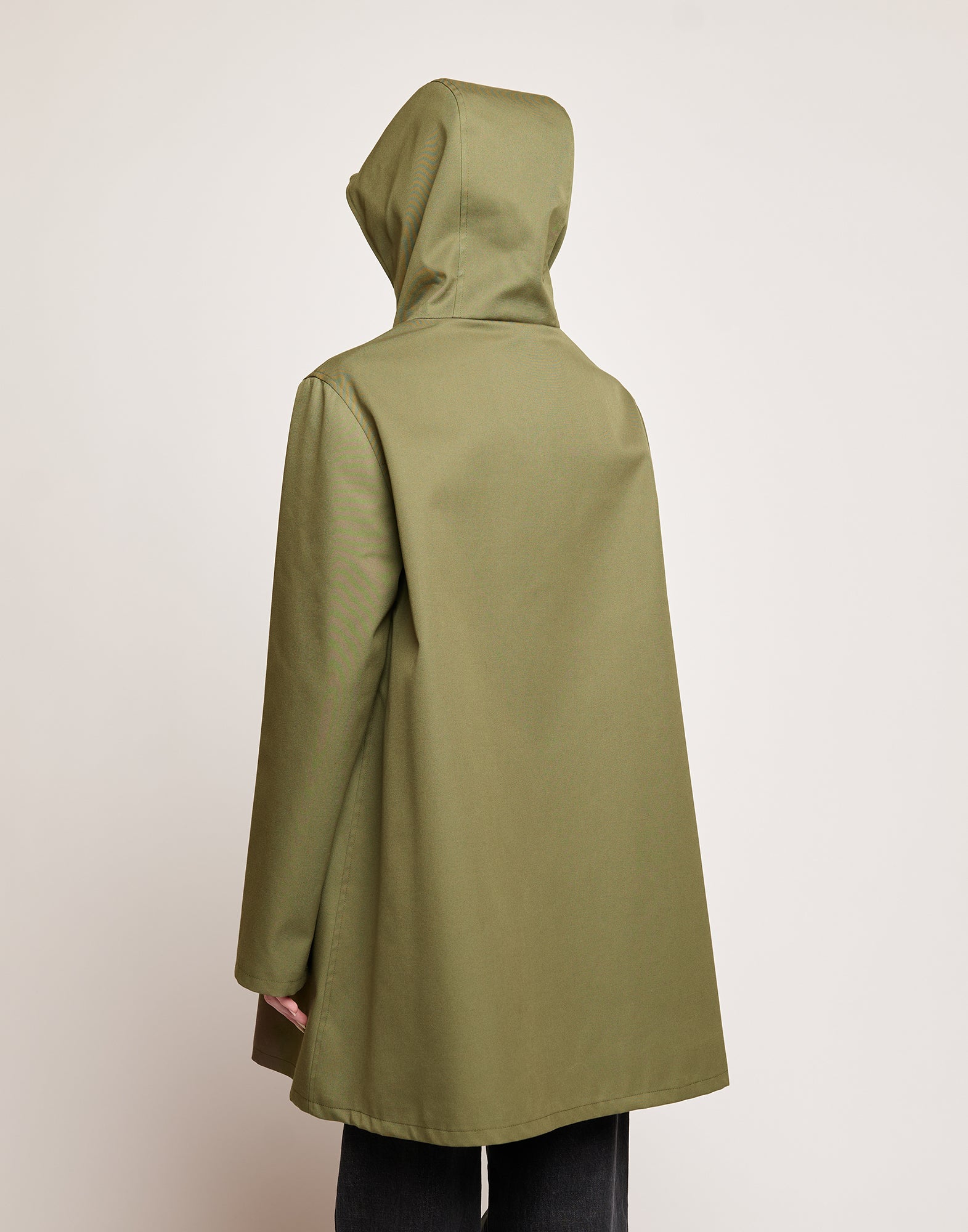 DOUUOD Impermeabile in Tecno Coat Water Repellent Militare