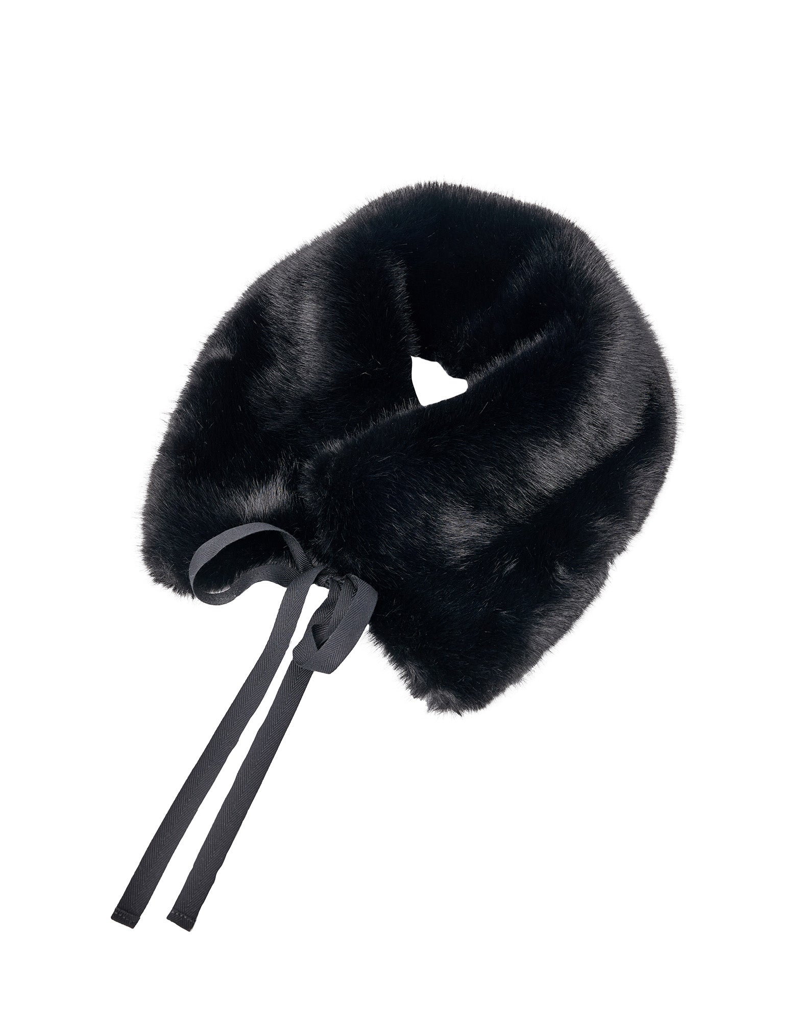DOUUOD Collo in Ecopelliccia con Lacci