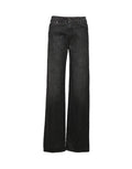 DOUUOD Jeans 5 Tasche a Palazzo Grigio Fumo