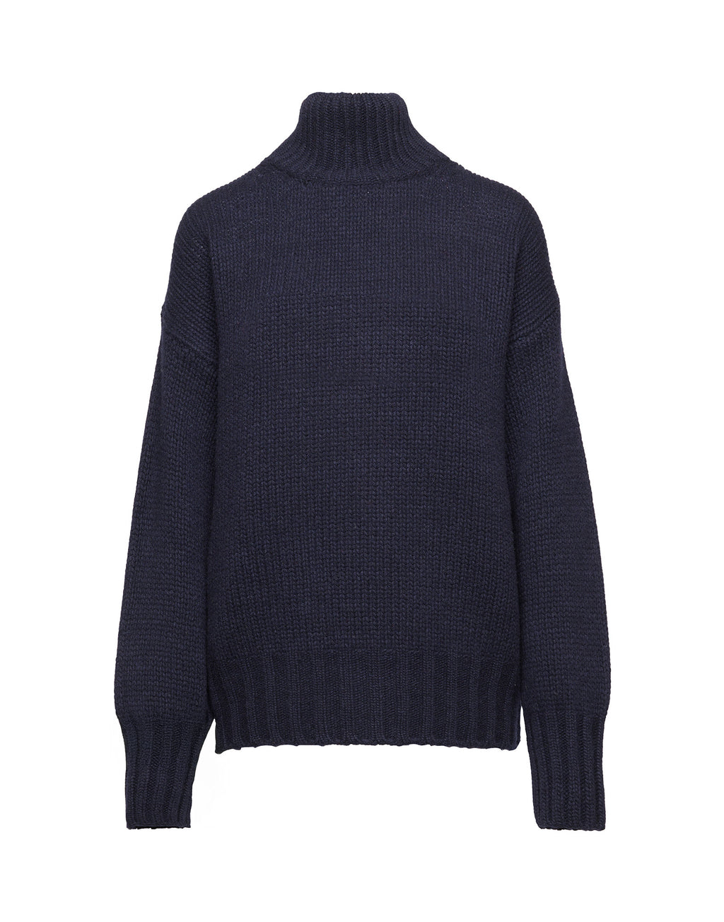DOUUOD Maglione Dolcevita in Lana e Cashmere Oltremare