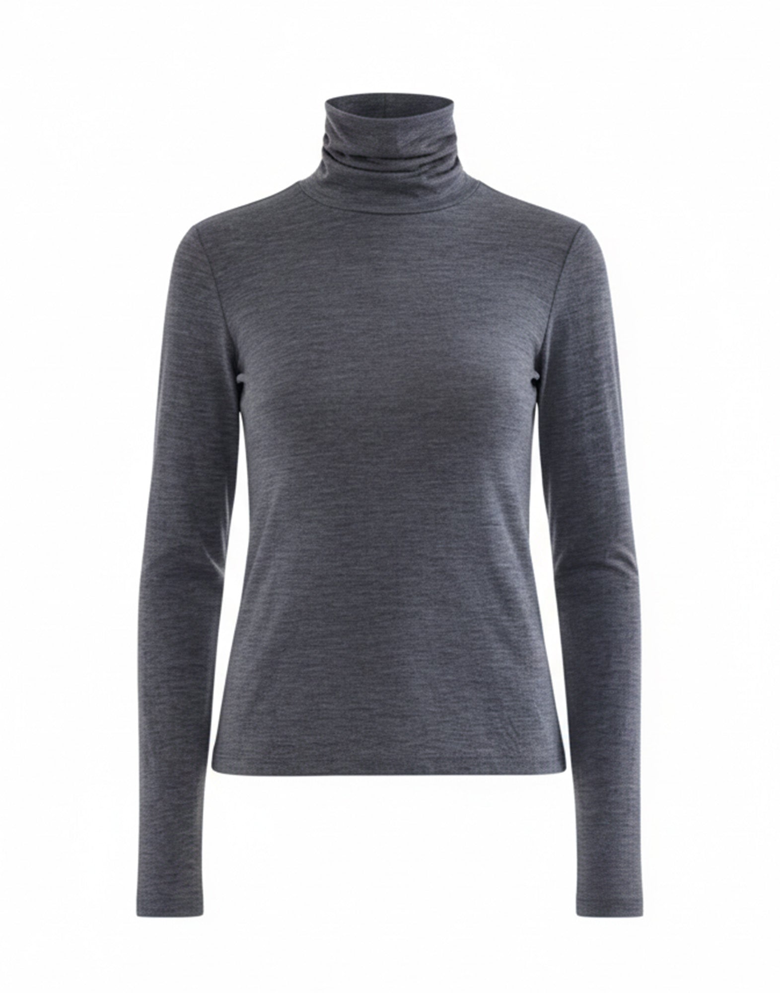 ERIKA CAVALLINI Lupetto Adriel in Jersey di Lana Dark Grey