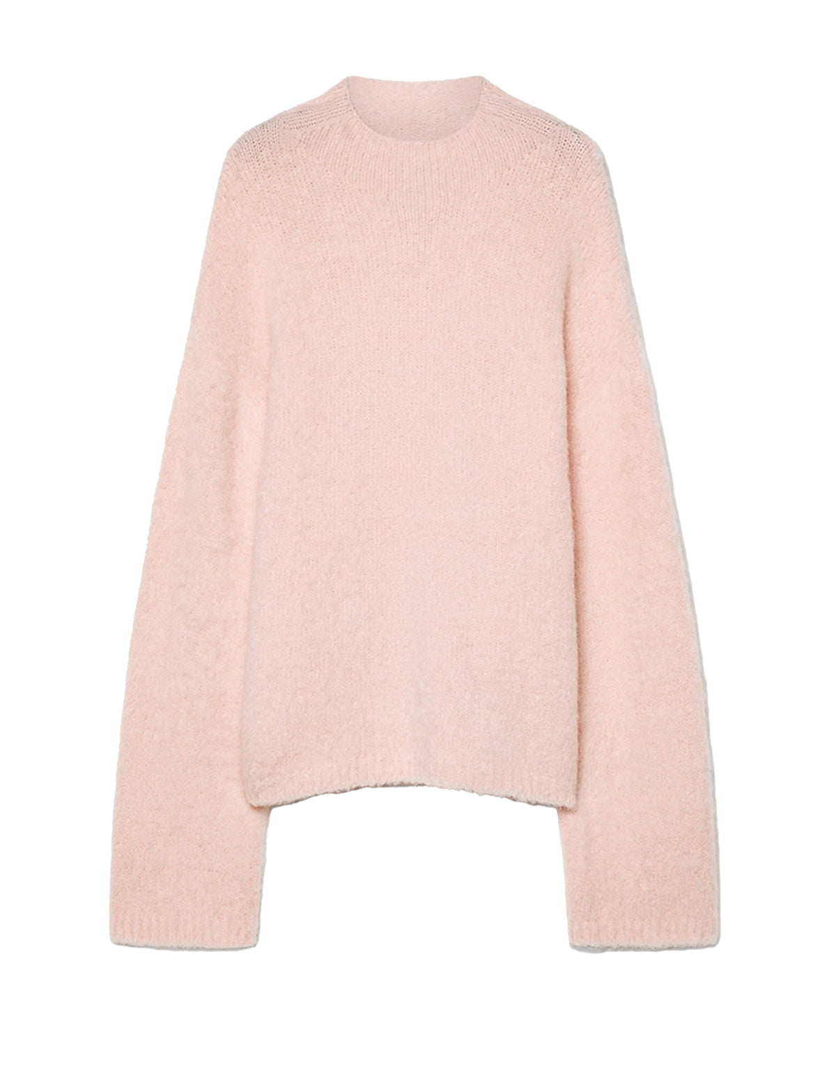 FORTE FORTE Maglia Over in Lana Baby Alpaca Suri Rose