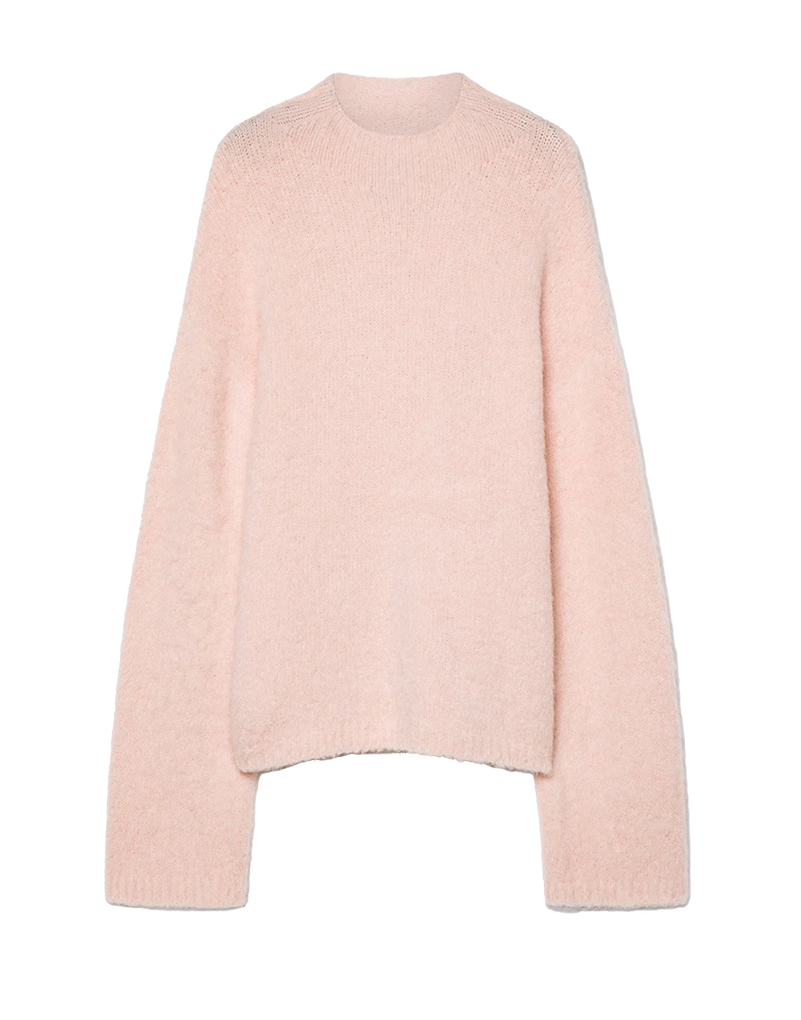 FORTE FORTE Maglia Over in Lana Baby Alpaca Suri Rose