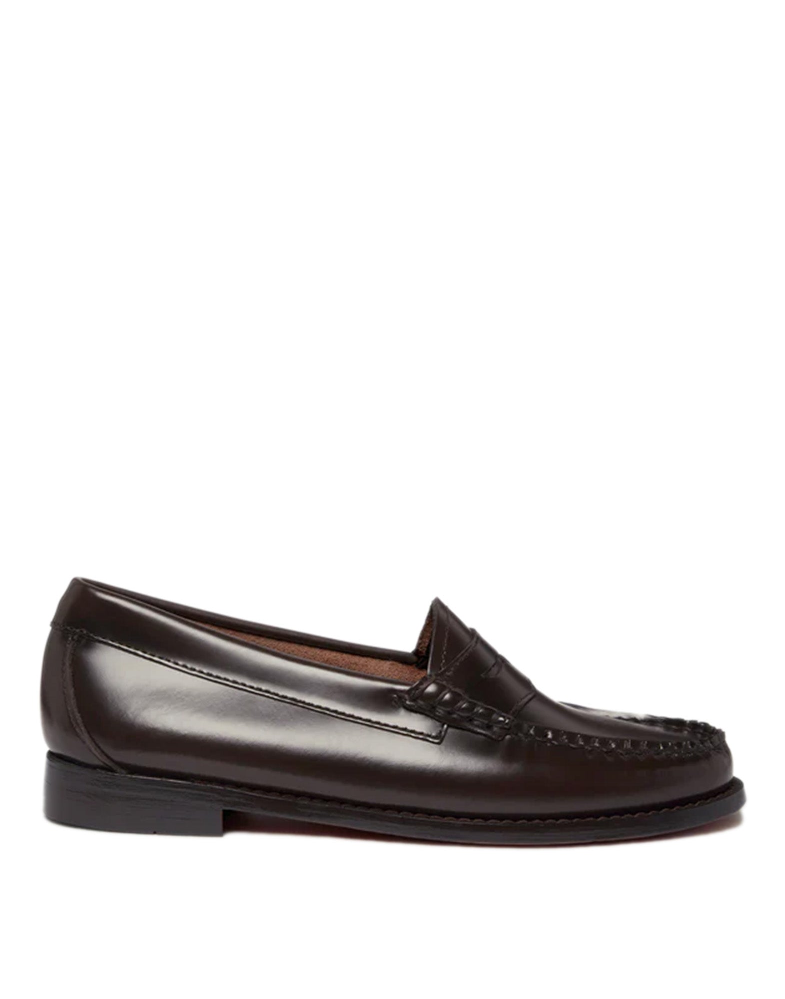 GH BASS Mocassini Weejuns Penny in Pelle Chocolate