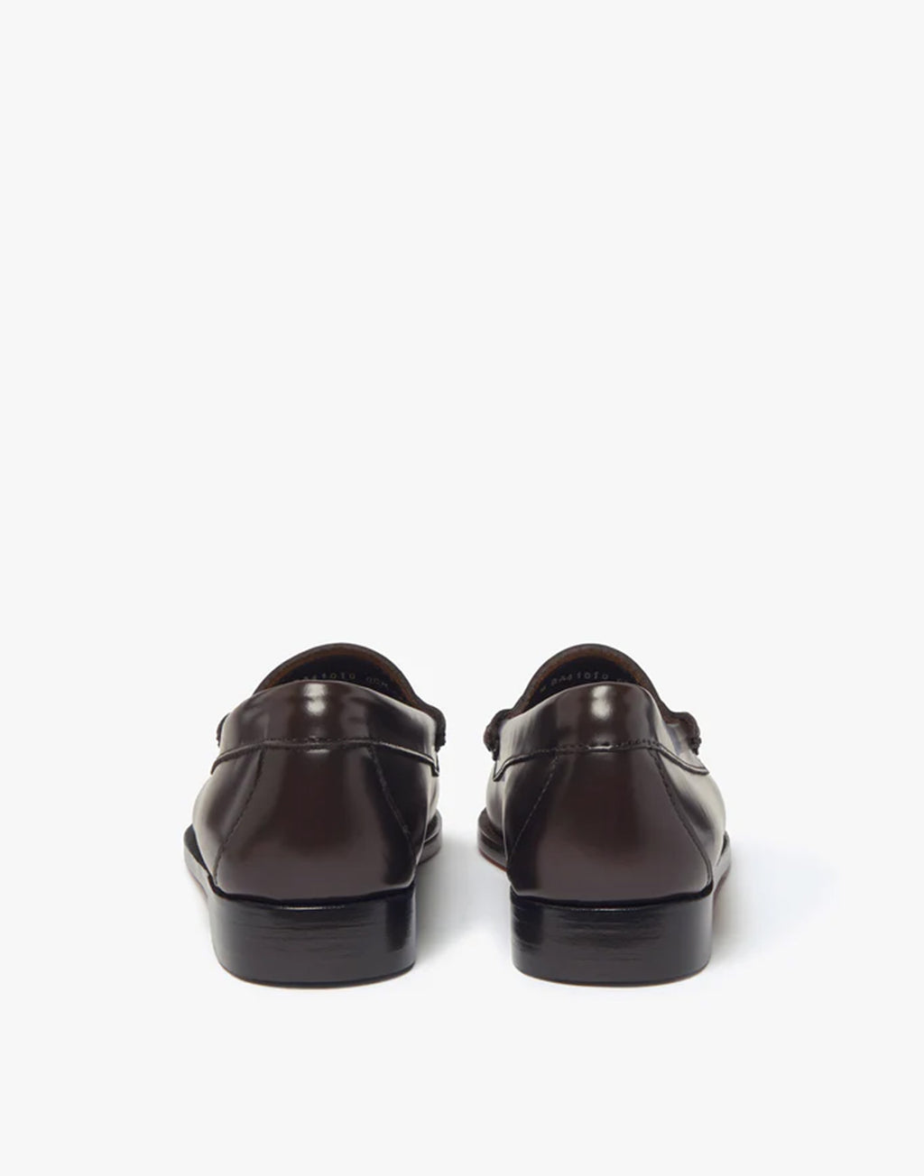 GH BASS Mocassini Weejuns Penny in Pelle Chocolate
