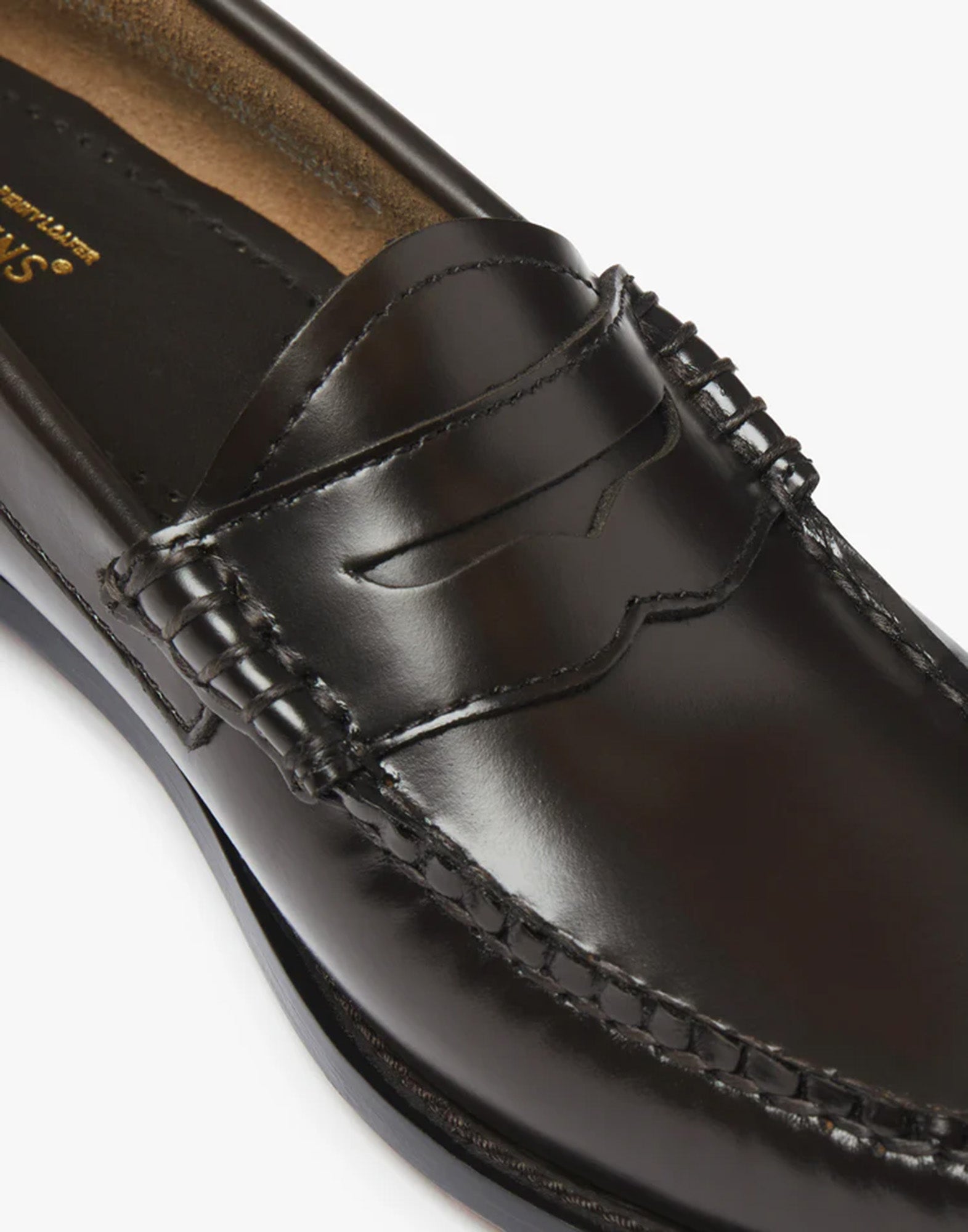 GH BASS Mocassini Weejuns Penny in Pelle Chocolate